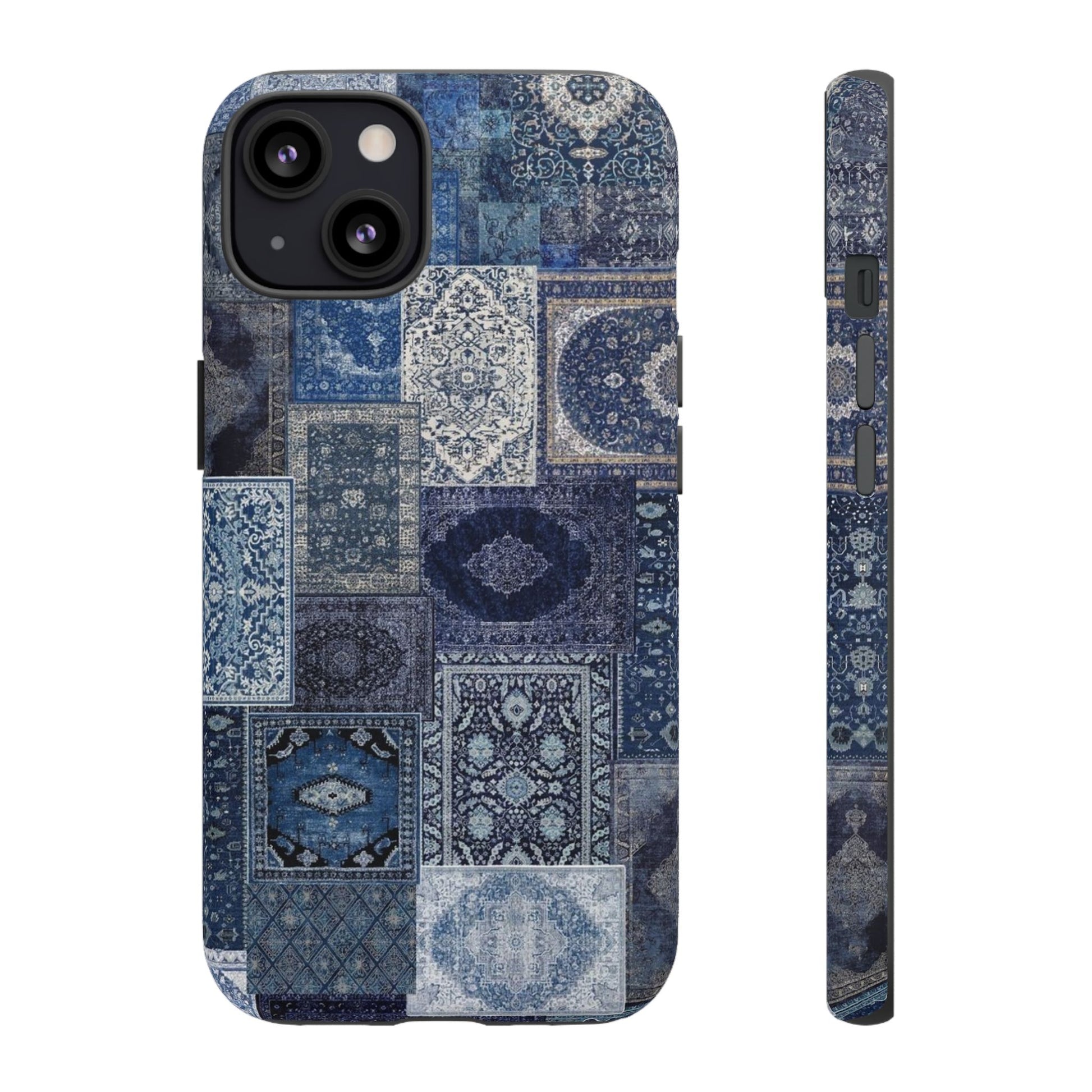 Blue Persian Rug Case (collage)