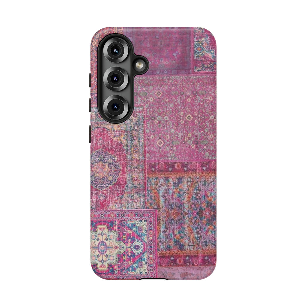 Dark Pink Persian Rug Case