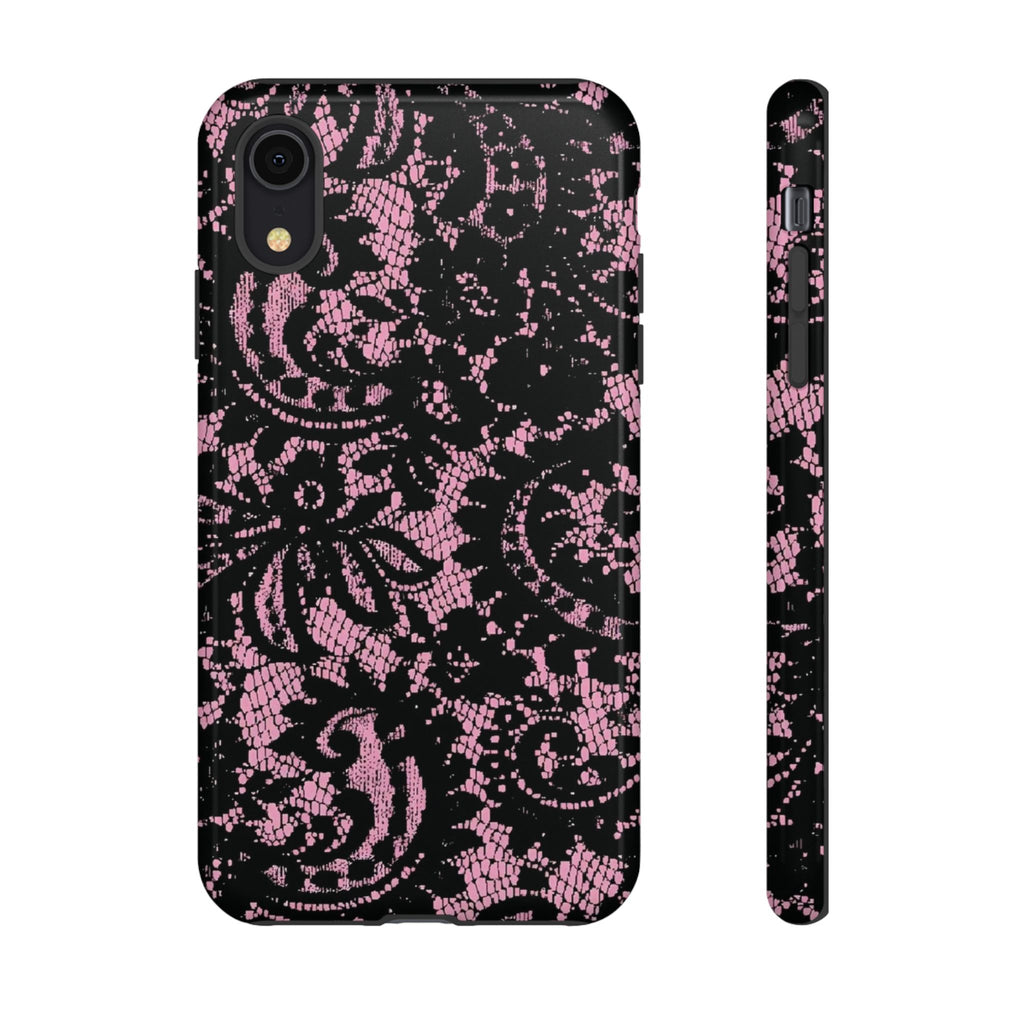 Pink lace case