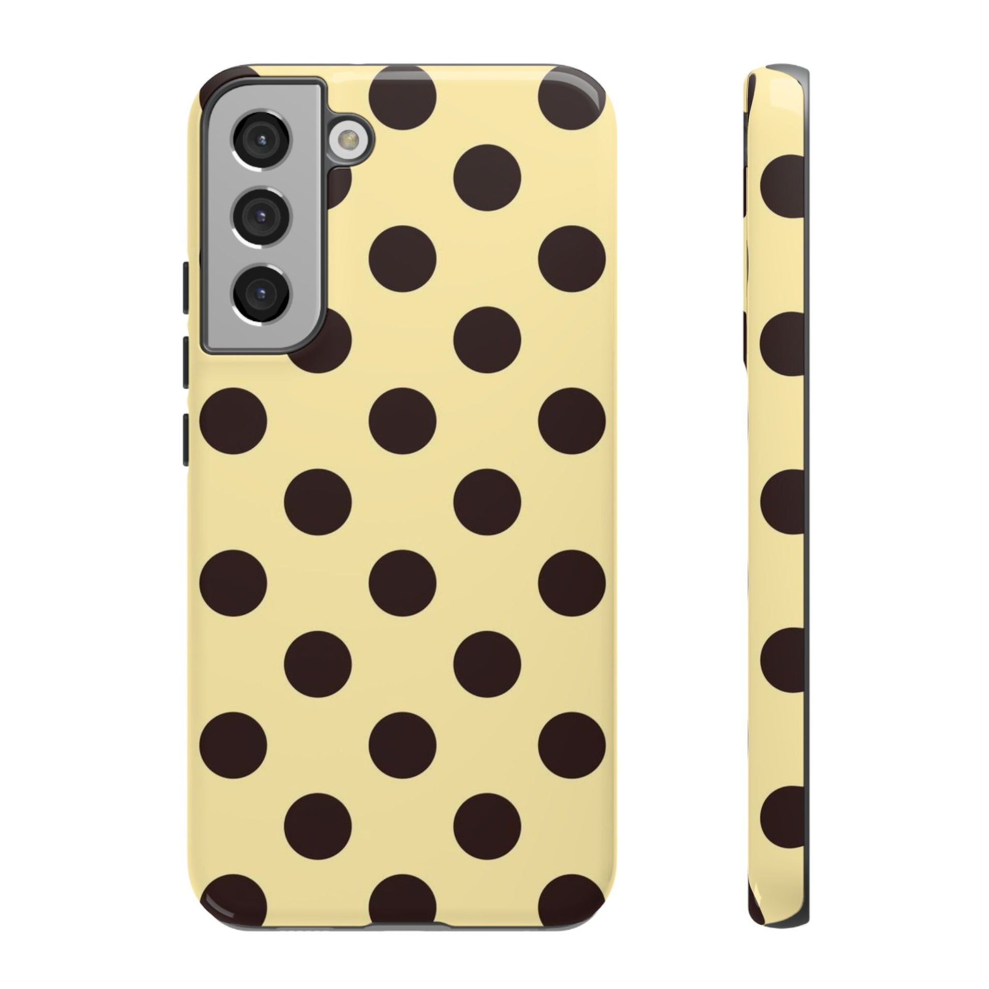 Yellow polka dot  case