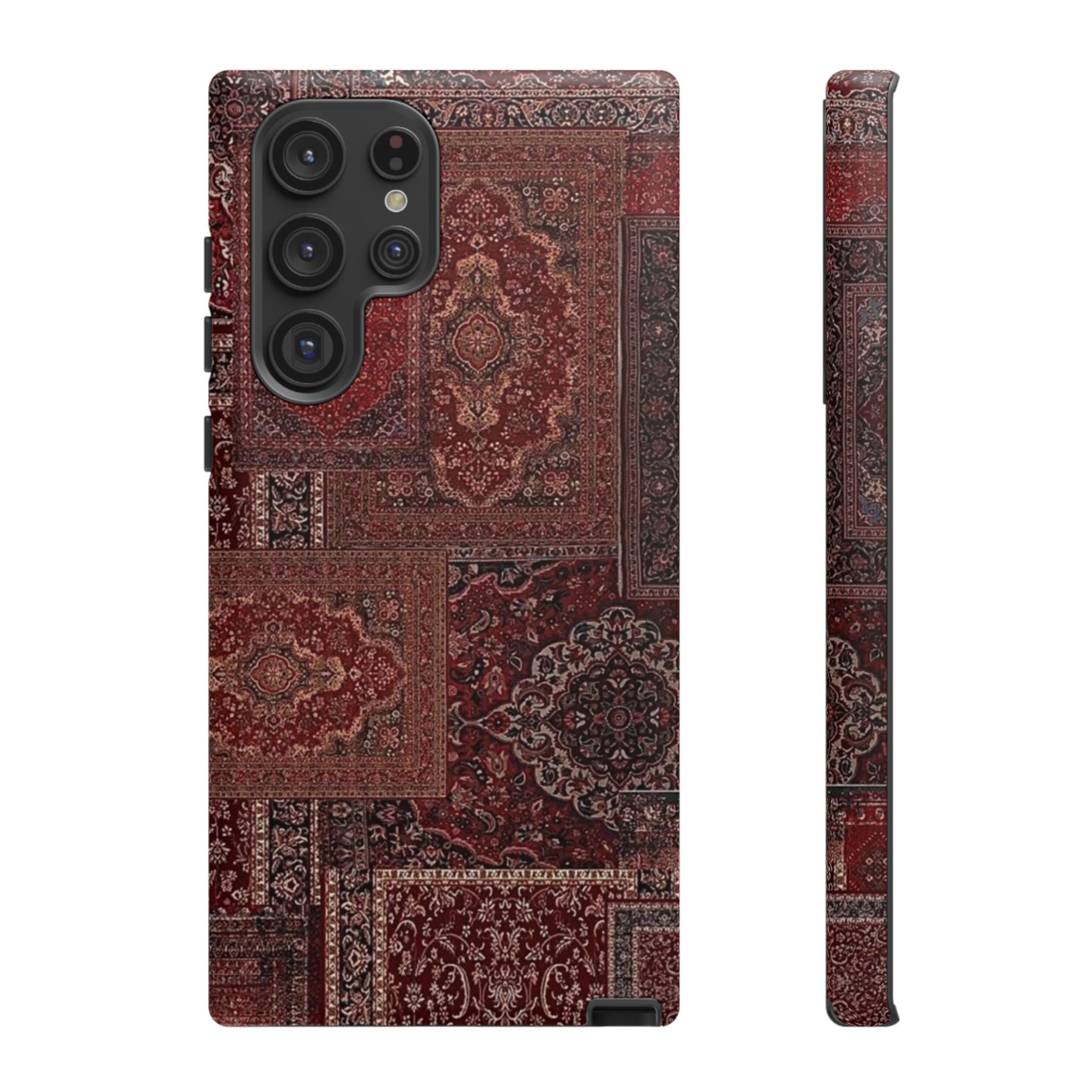 Red Persian Rug Case (collage)