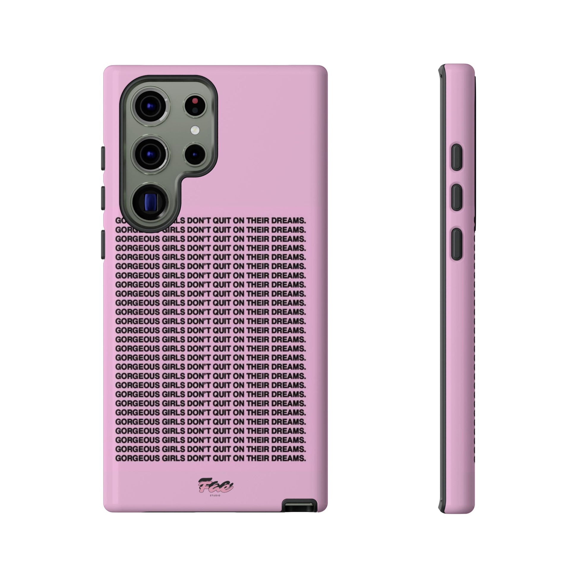 Gorgeous girl don't quit on their dreams  case