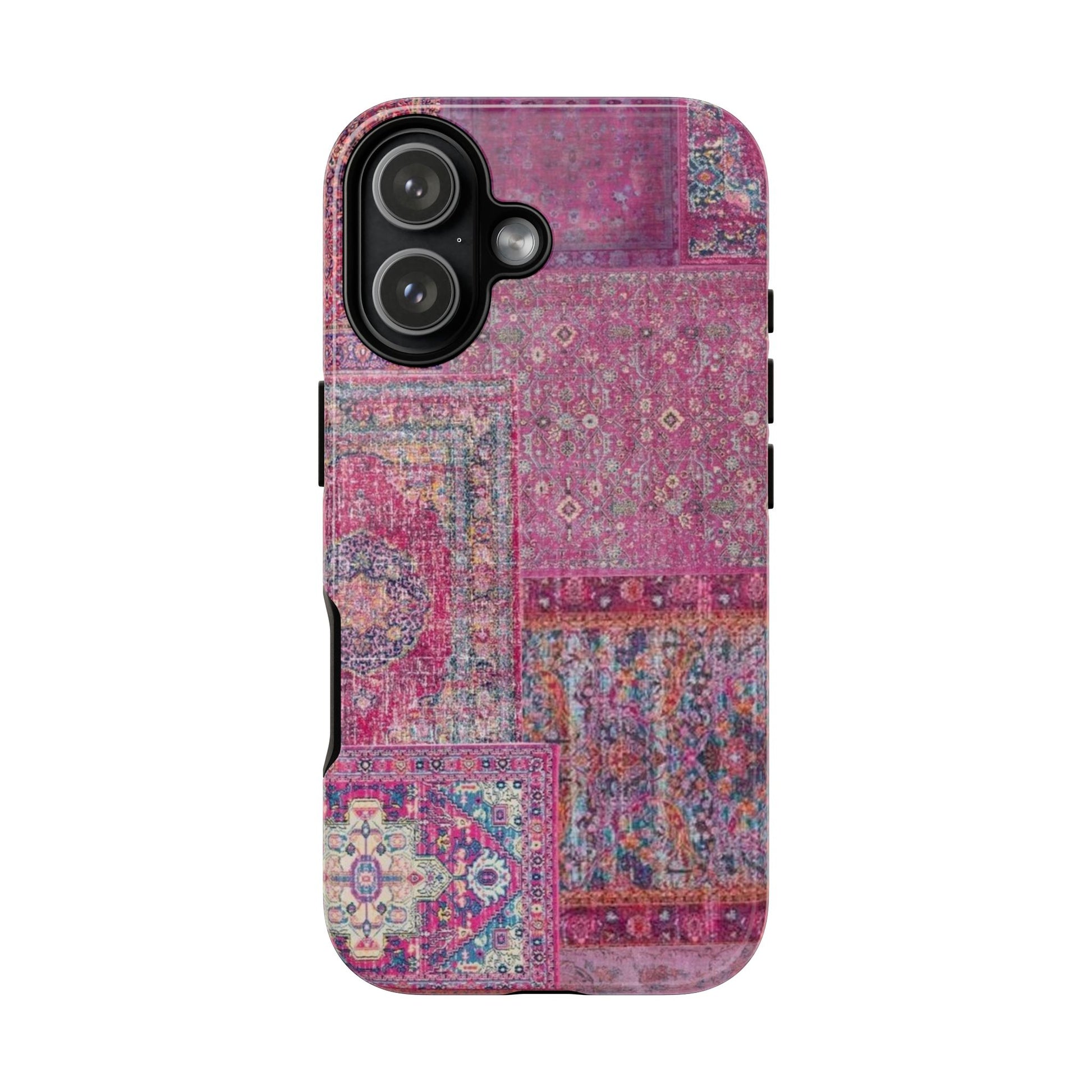 Dark Pink Persian Rug Case