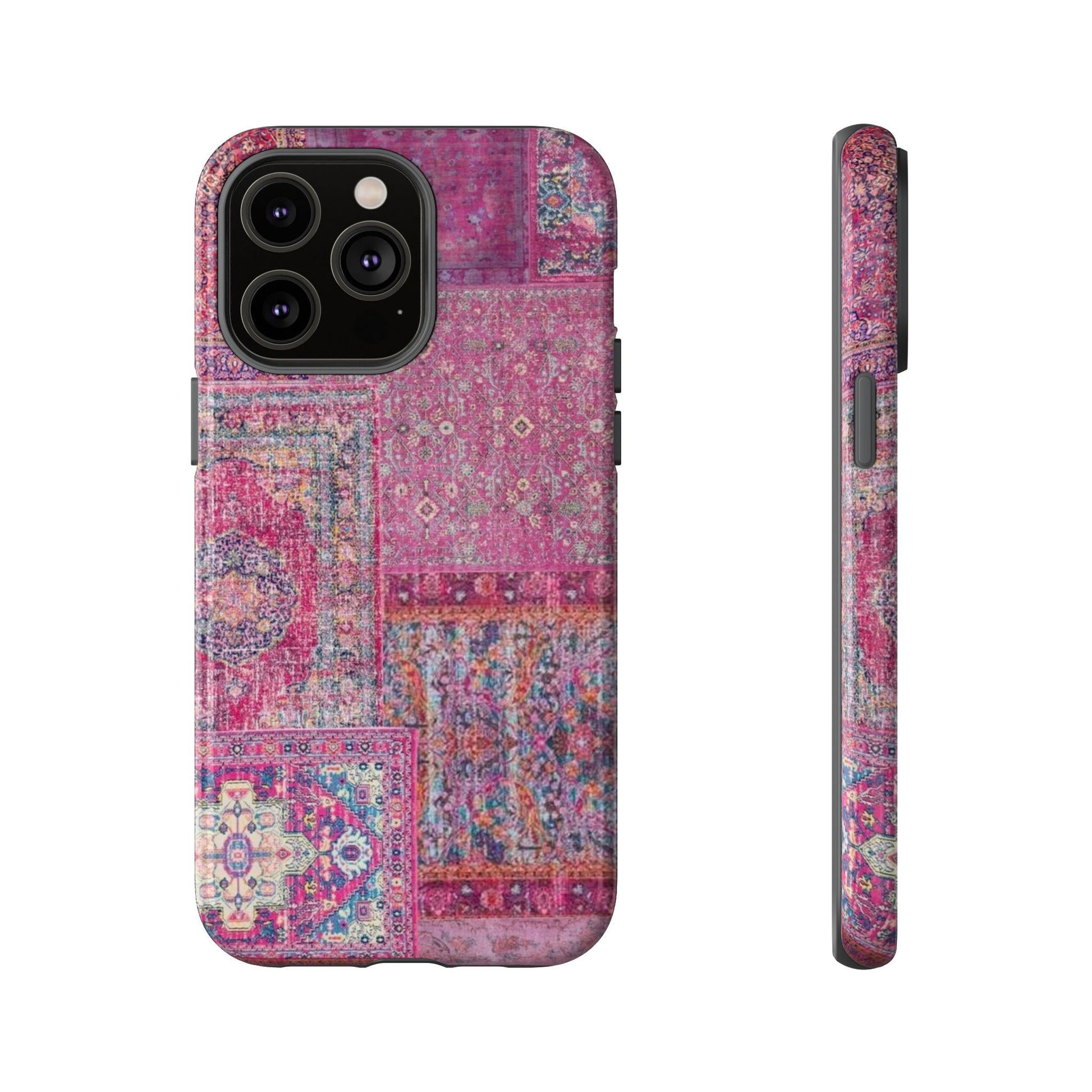 Dark Pink Persian Rug Case