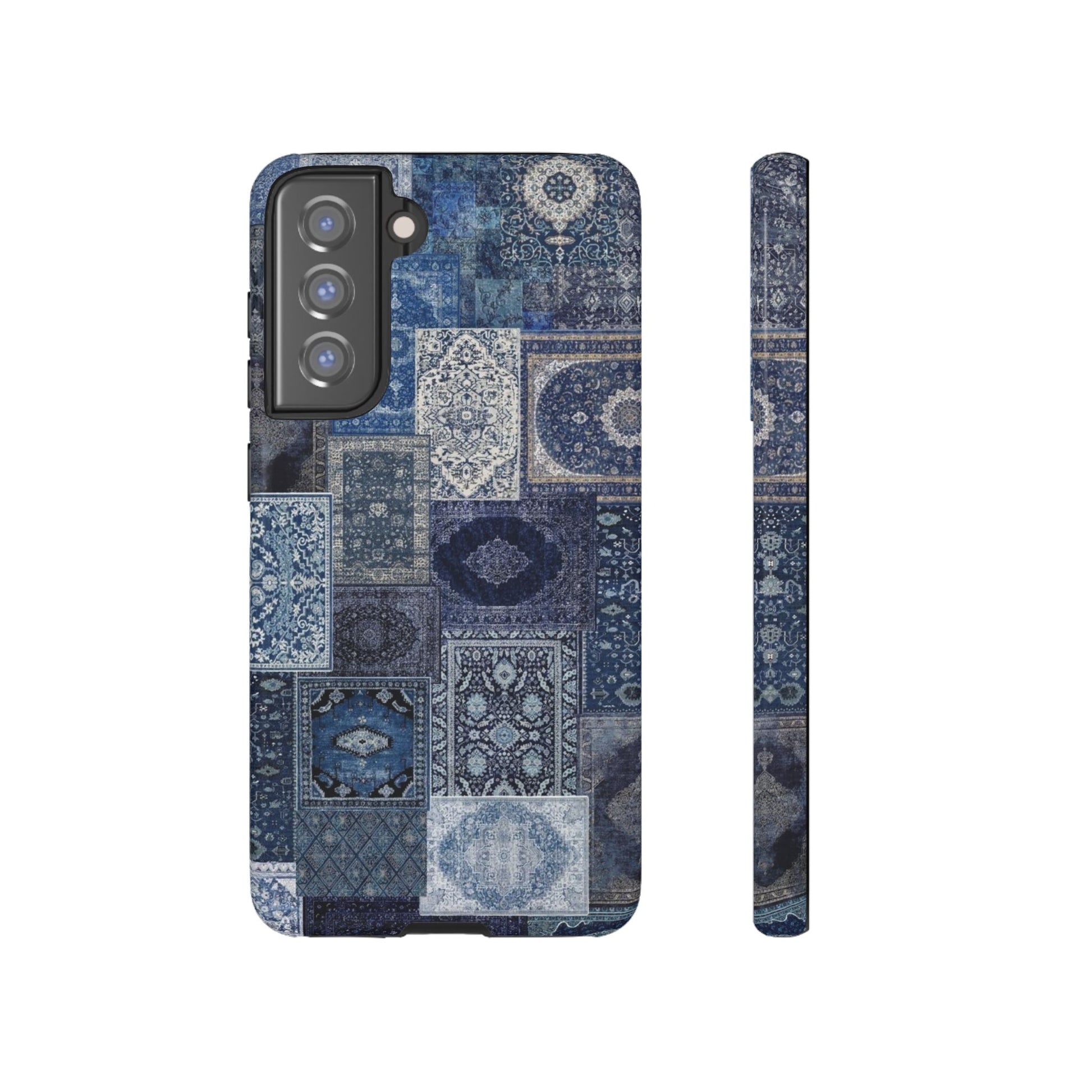 Blue Persian Rug Case (collage)
