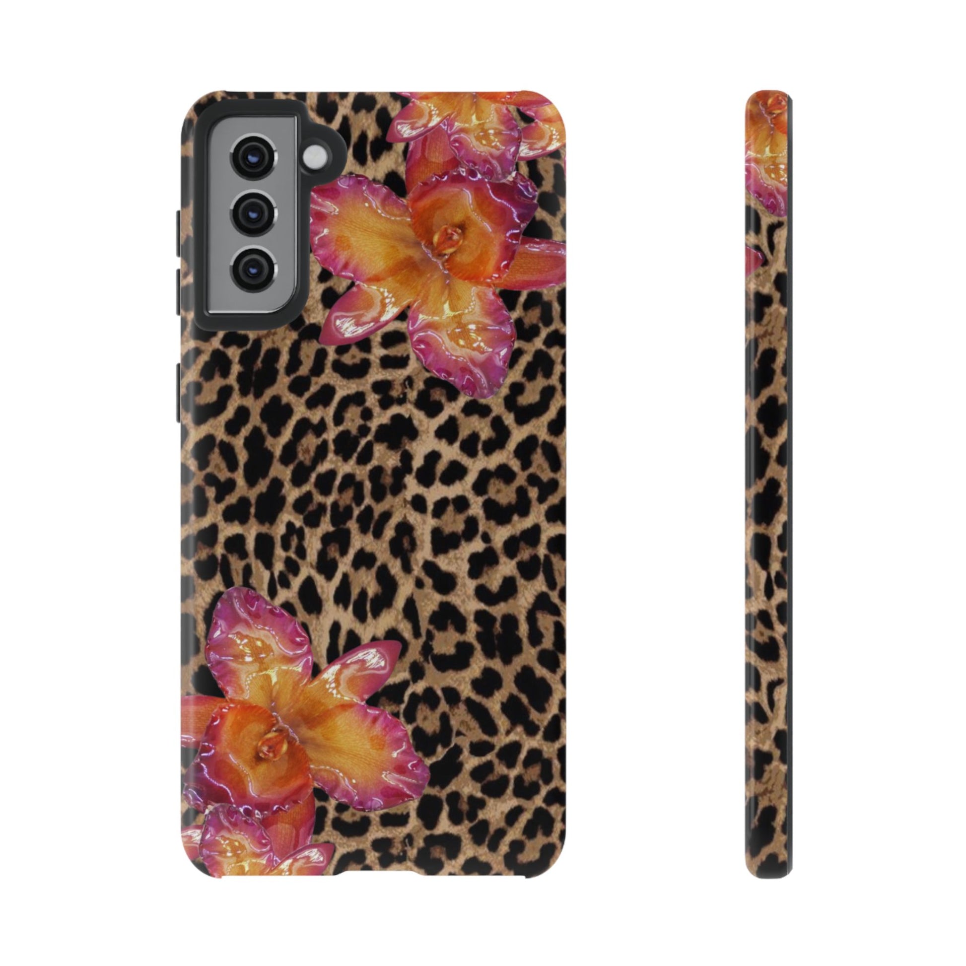 Leopard flower case