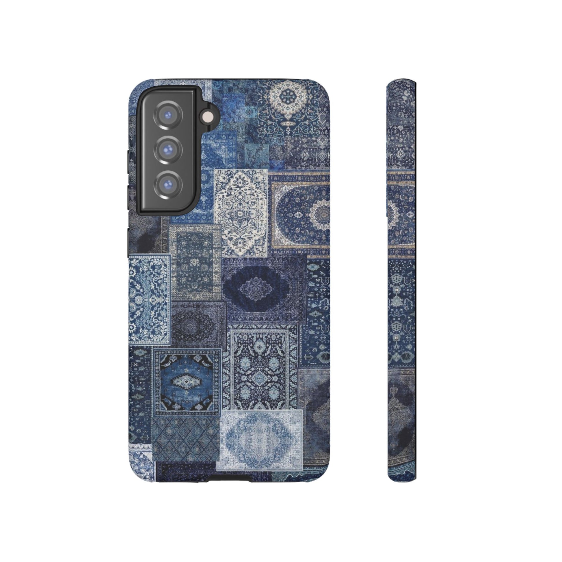 Blue Persian Rug Case (collage)