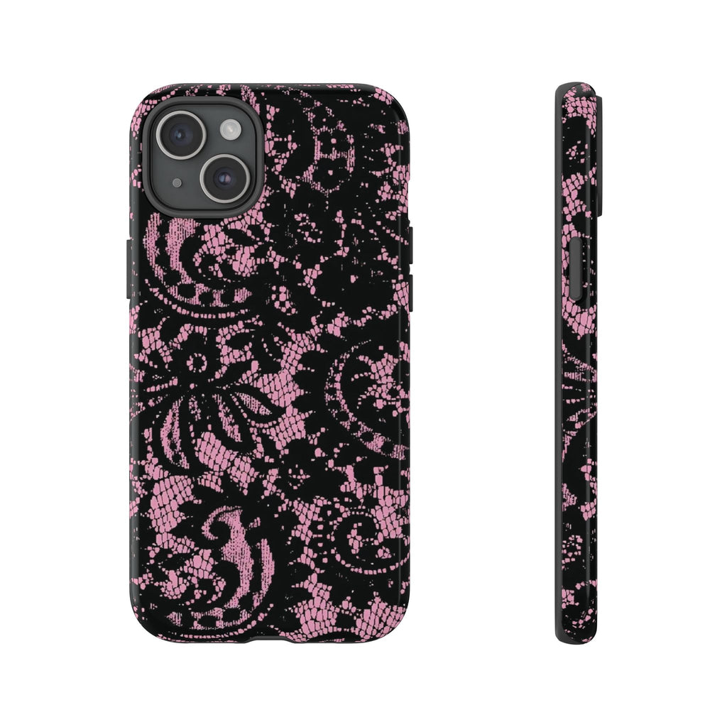 Pink lace case