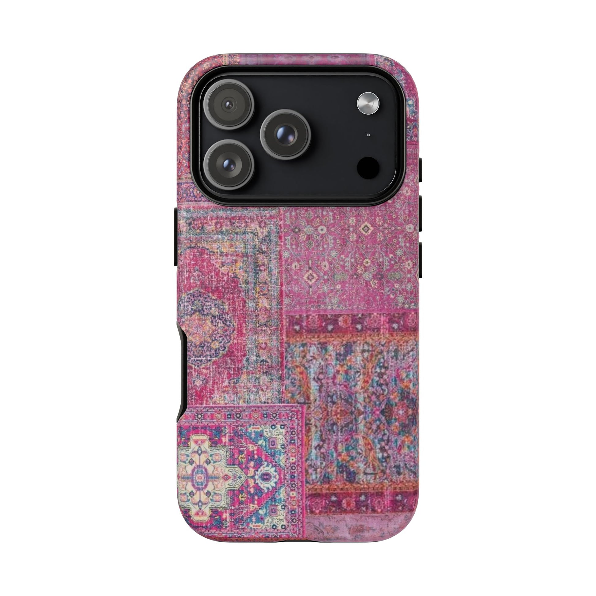 Dark Pink Persian Rug Case