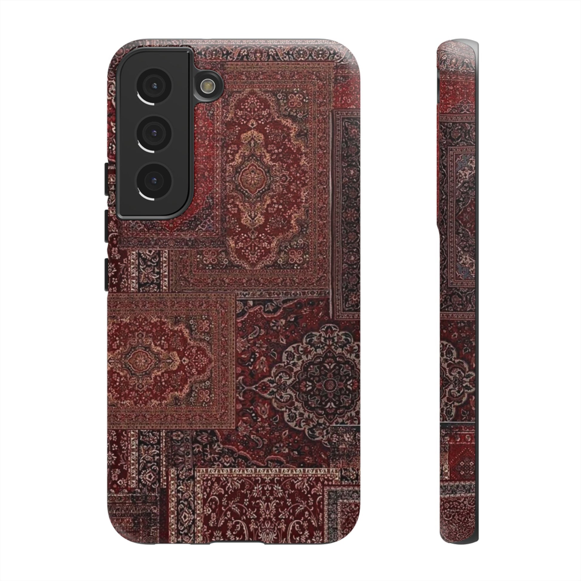 Red Persian Rug Case (collage)