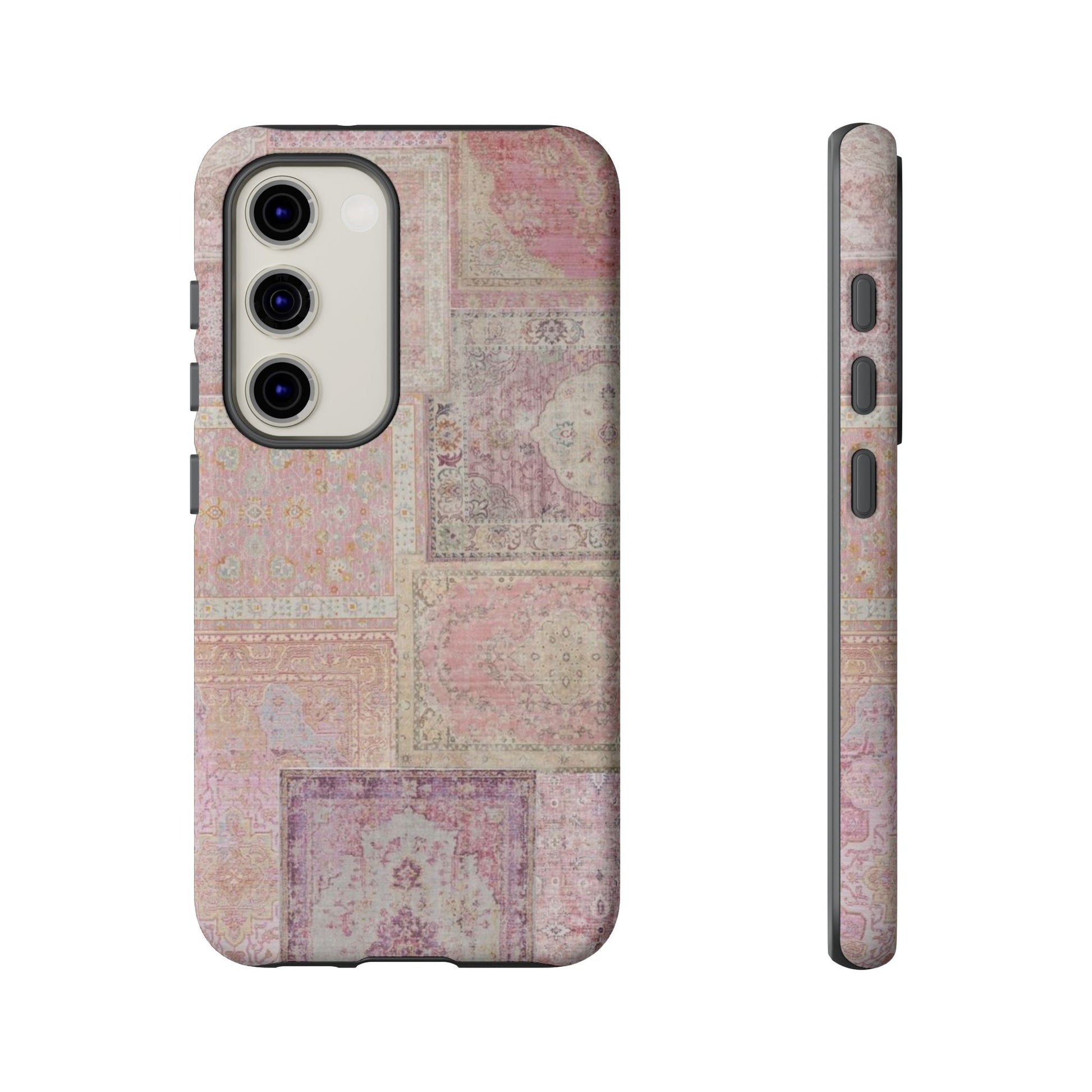 Pink Persian Rug Case (collage)