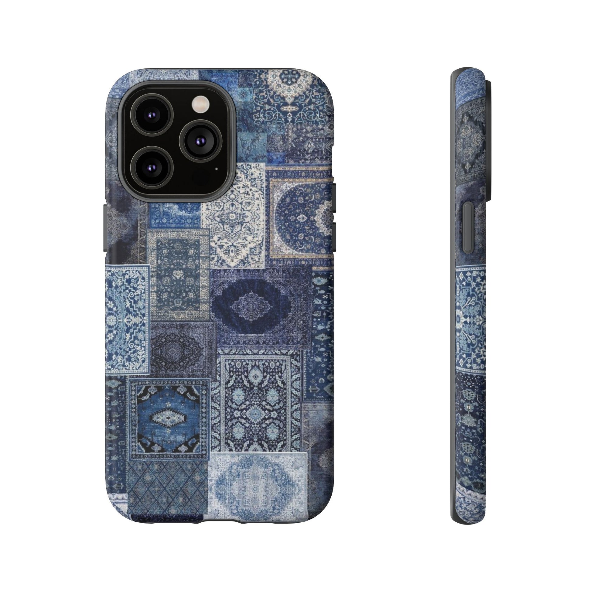 Blue Persian Rug Case (collage)