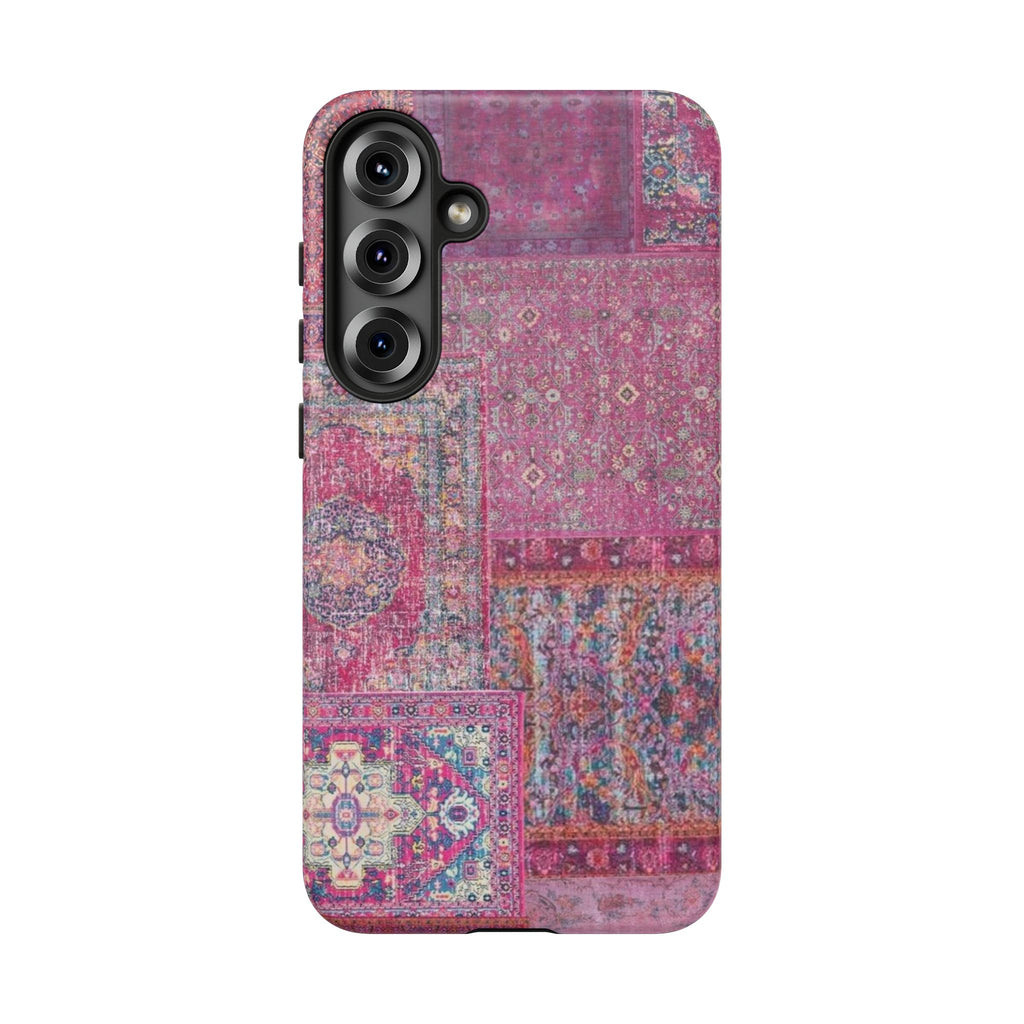 Dark Pink Persian Rug Case