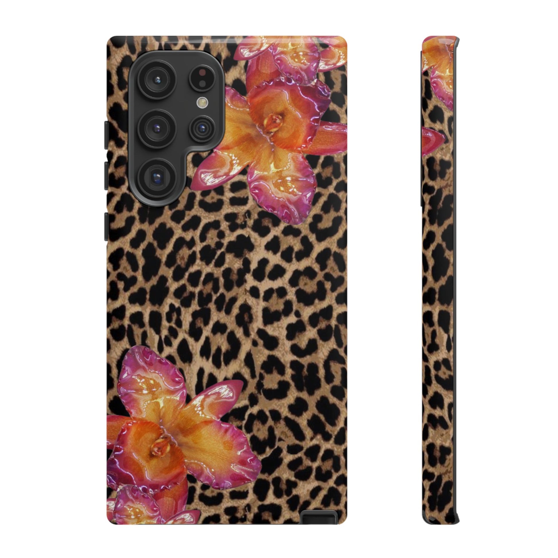 Leopard flower case