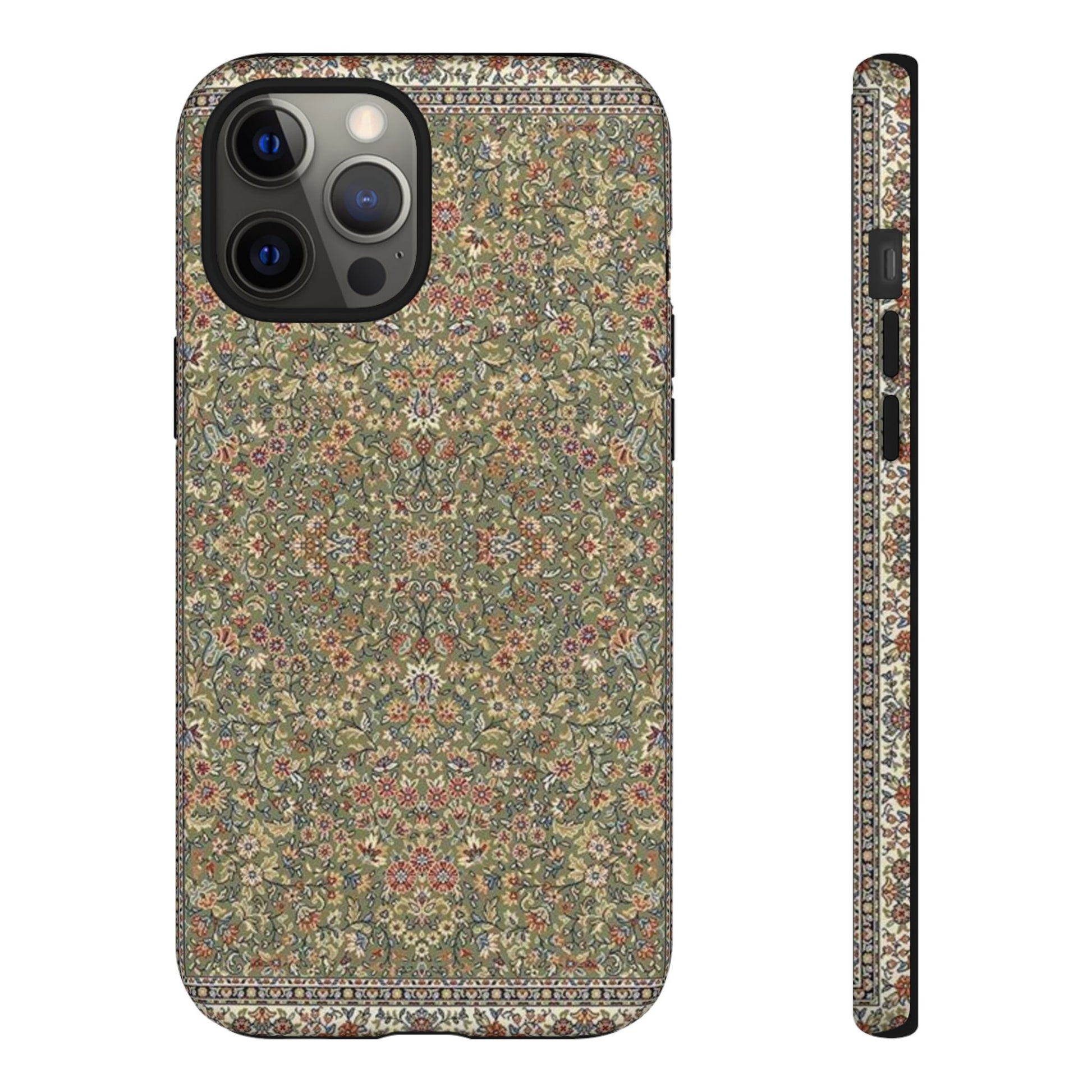 Green Persian Rug Case