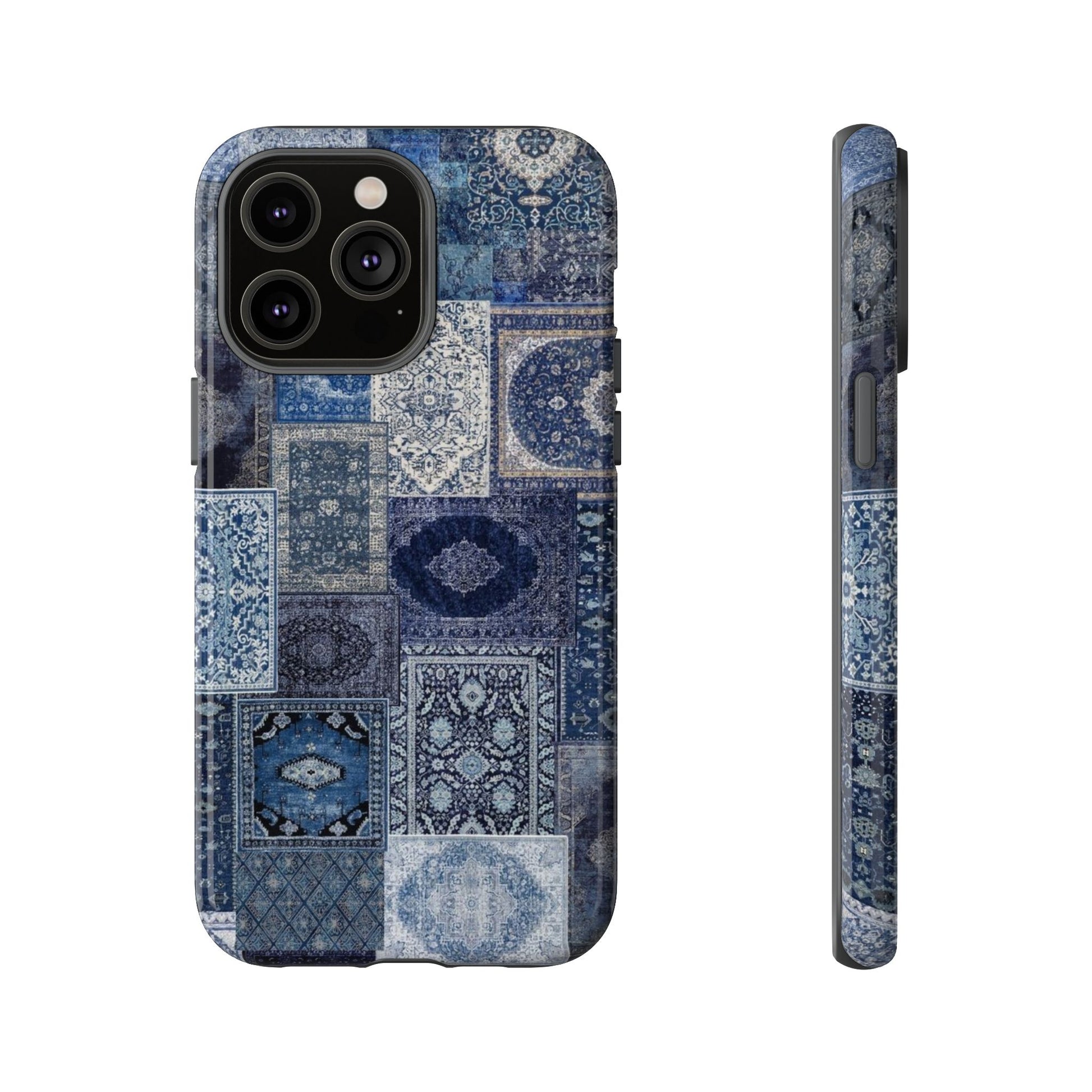 Blue Persian Rug Case (collage)