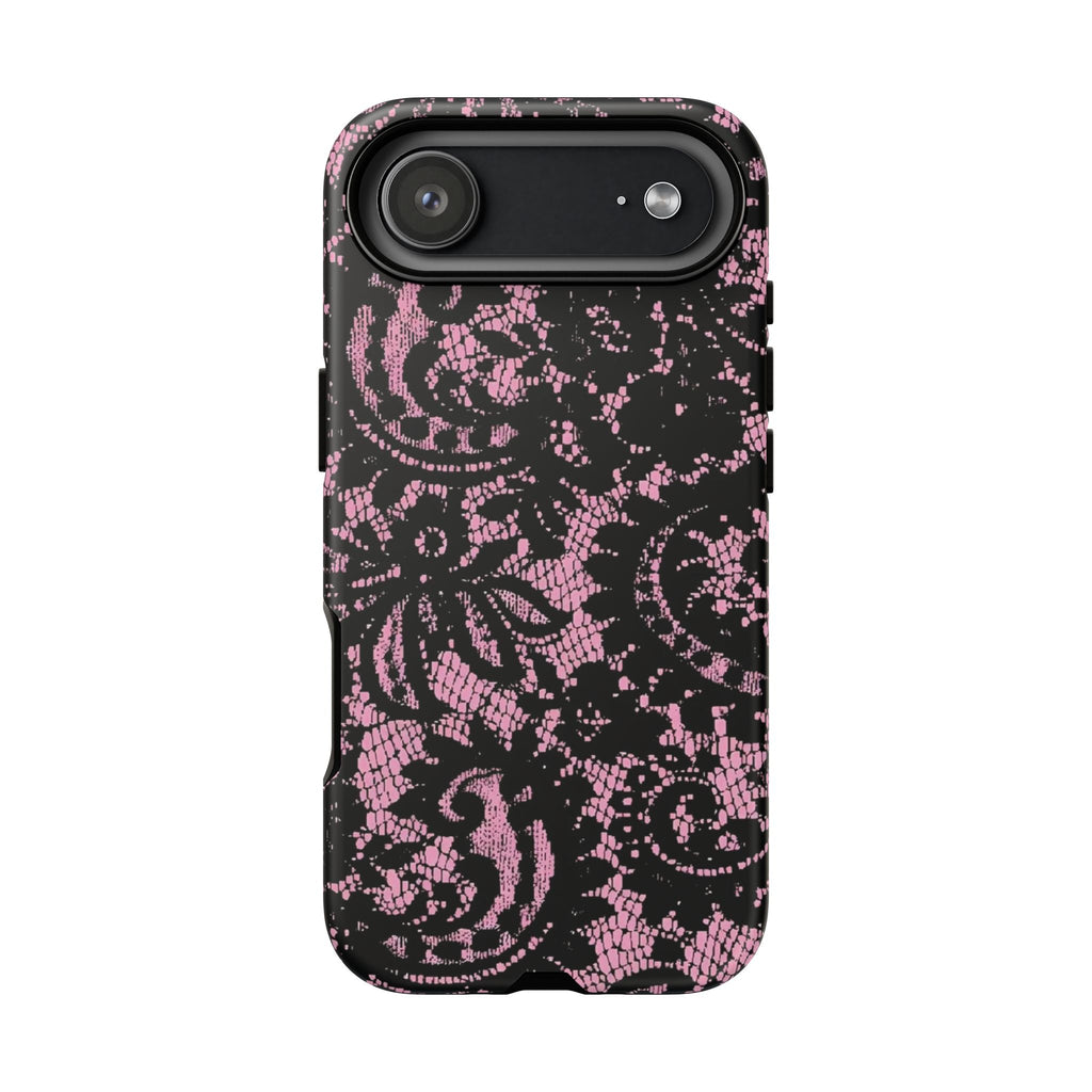Pink lace case