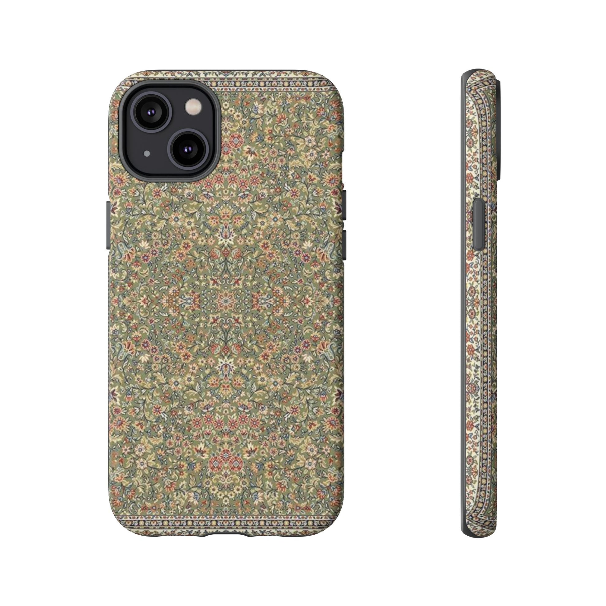 Green Persian Rug Case