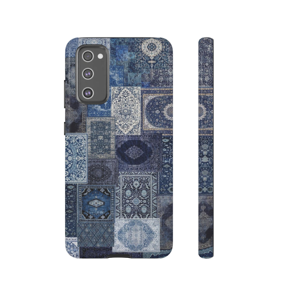 Blue Persian Rug Case (collage)