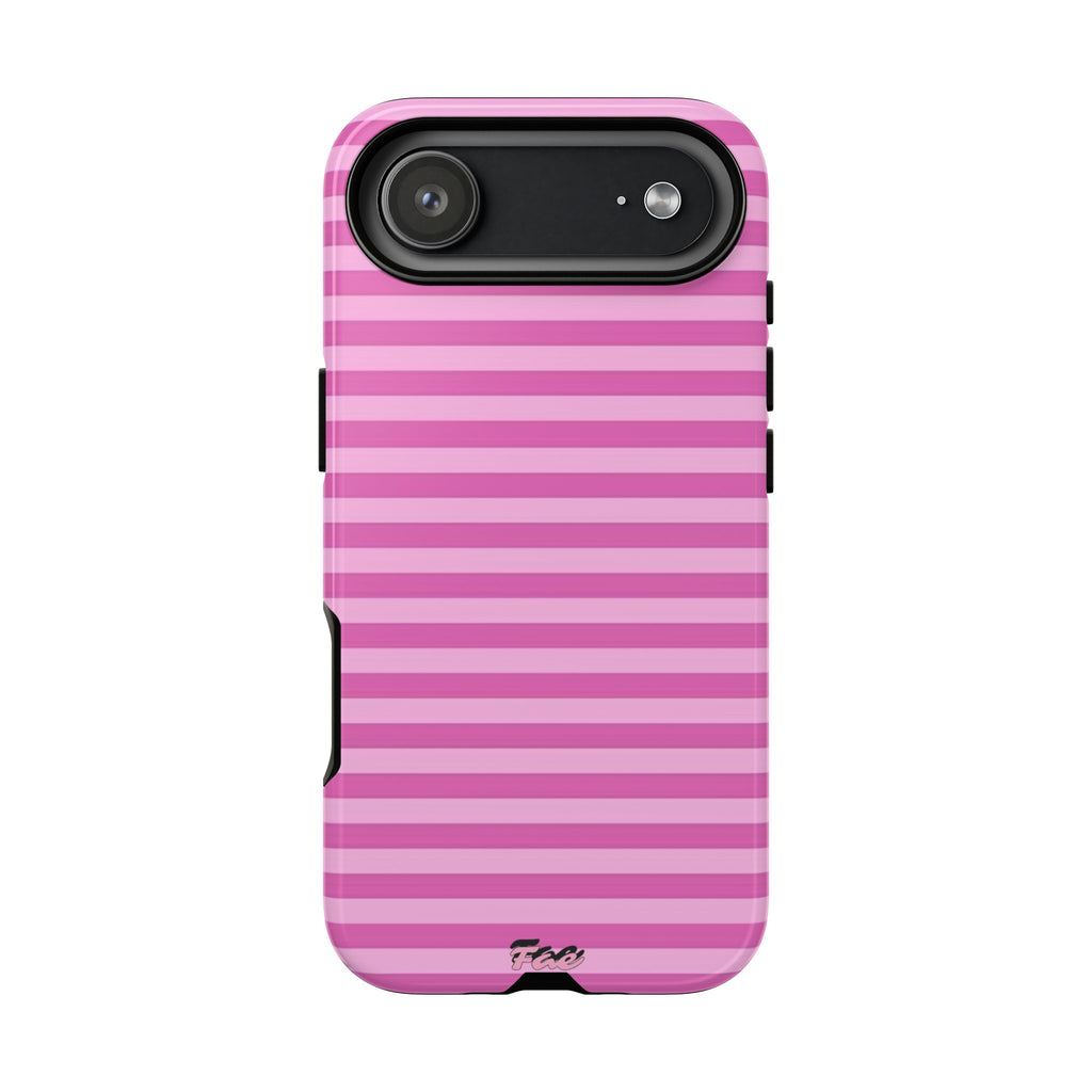 Pink striped case