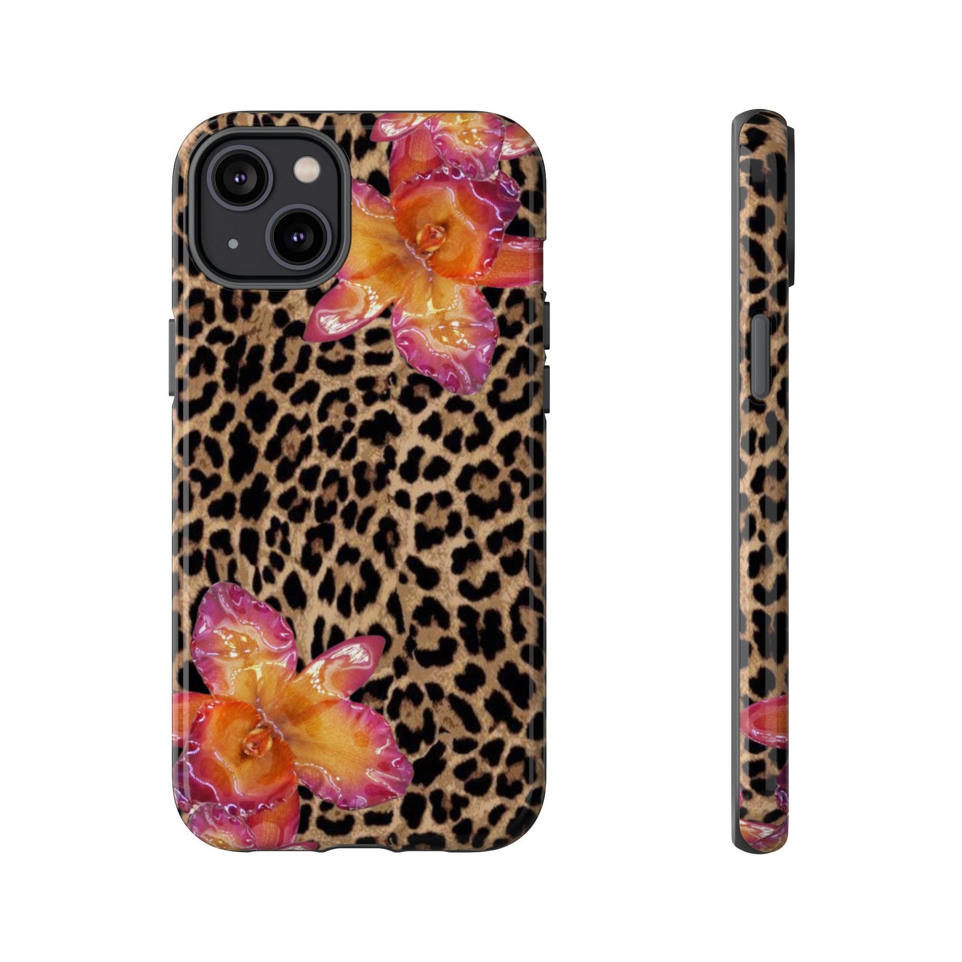 Leopard flower case