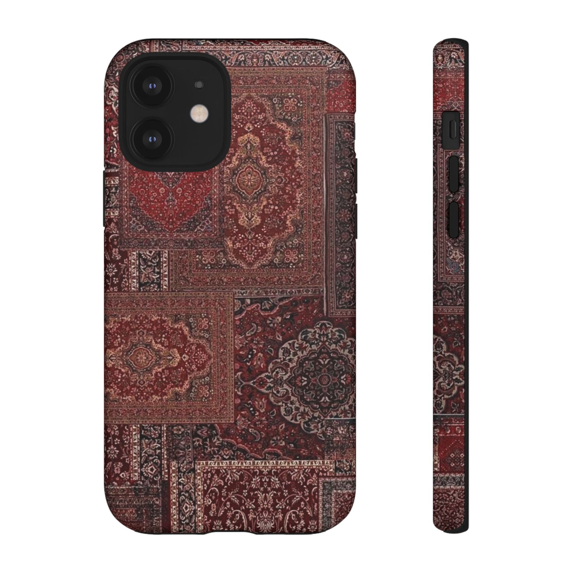 Red Persian Rug Case (collage)