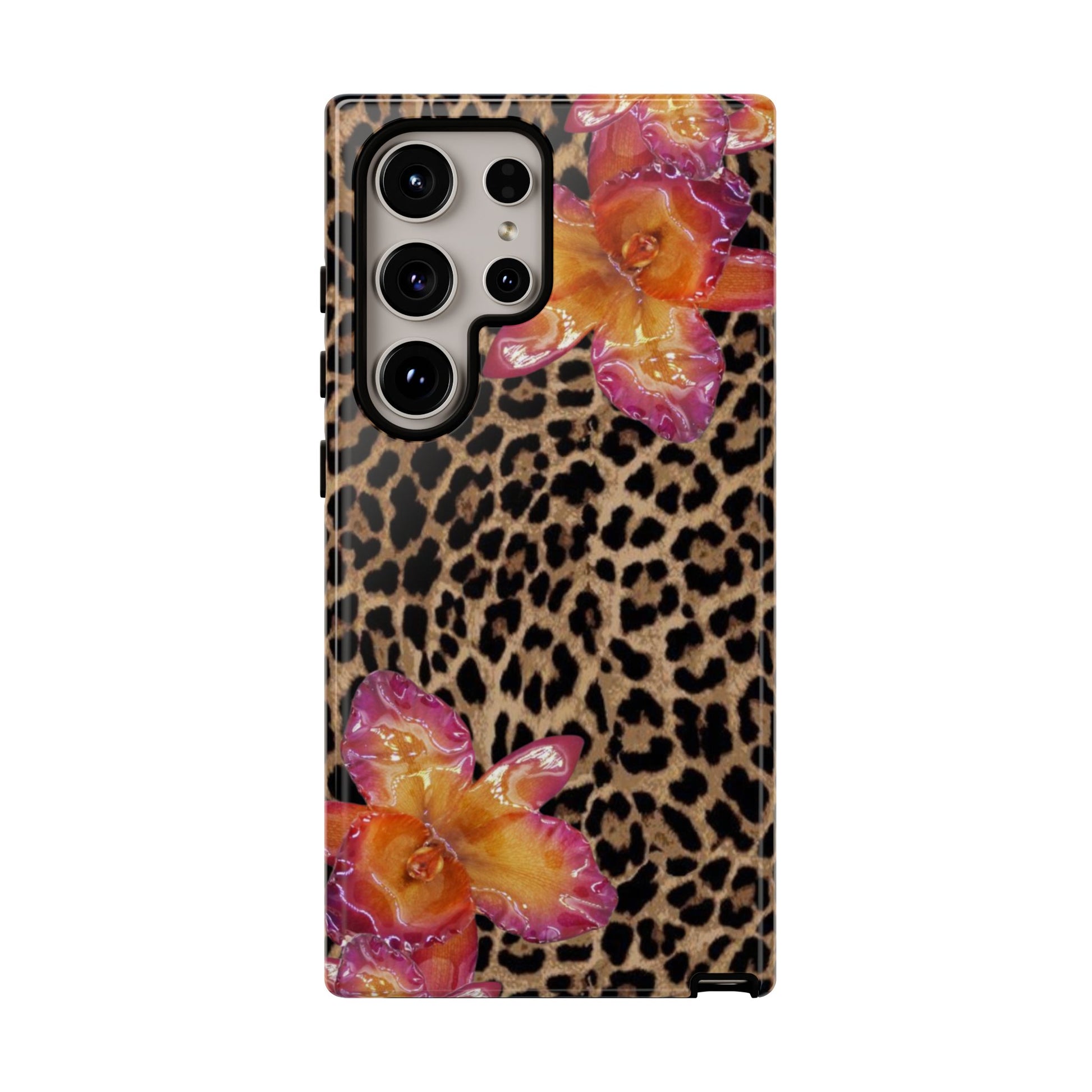 Leopard flower case