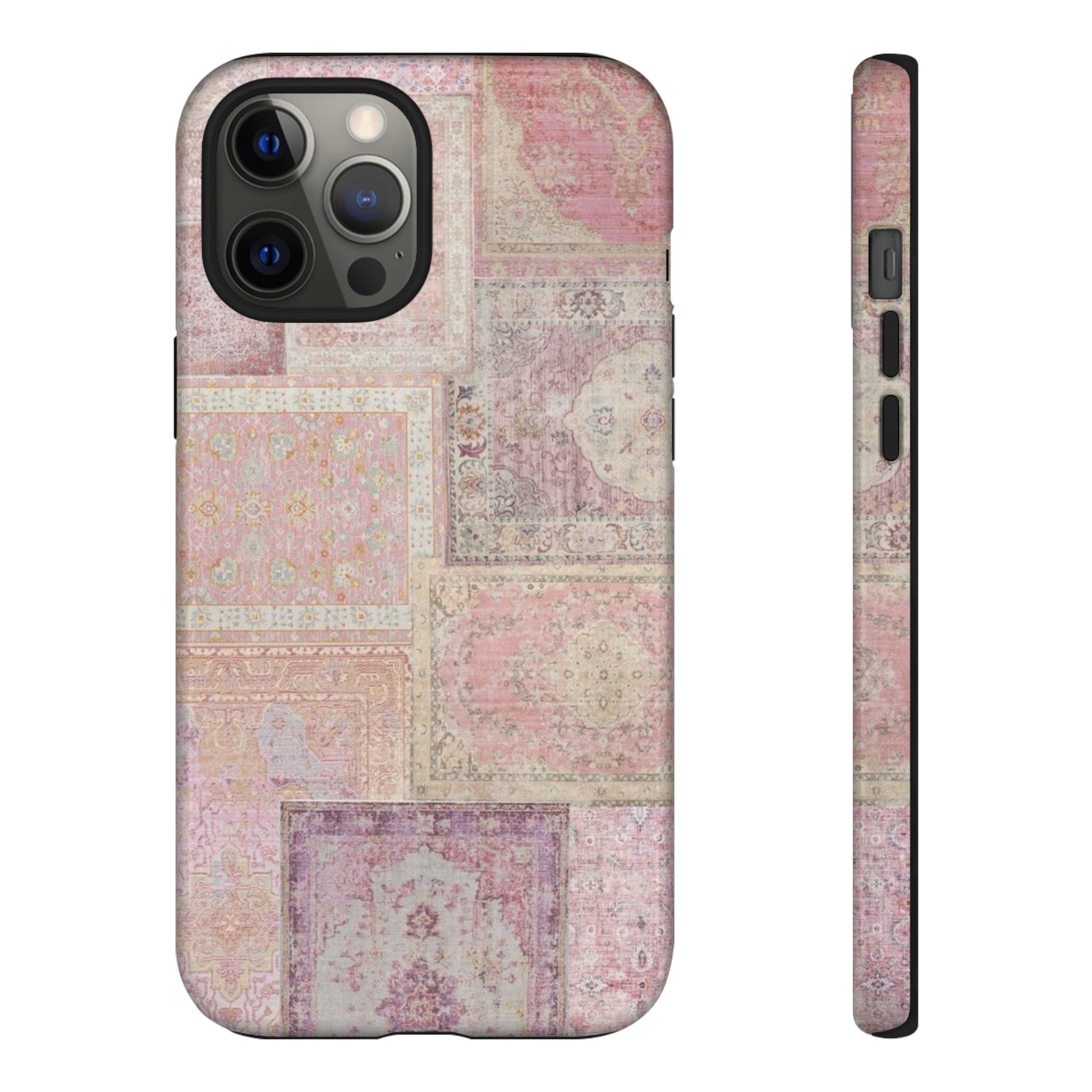 Pink Persian Rug Case (collage)