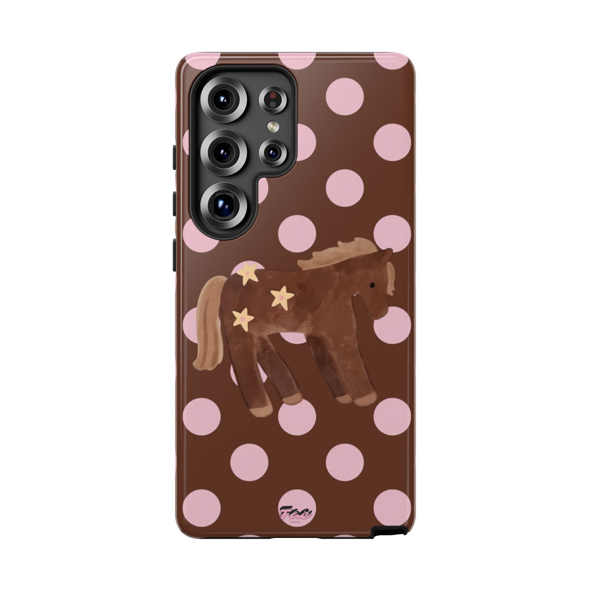 The horse year  case (brown)
