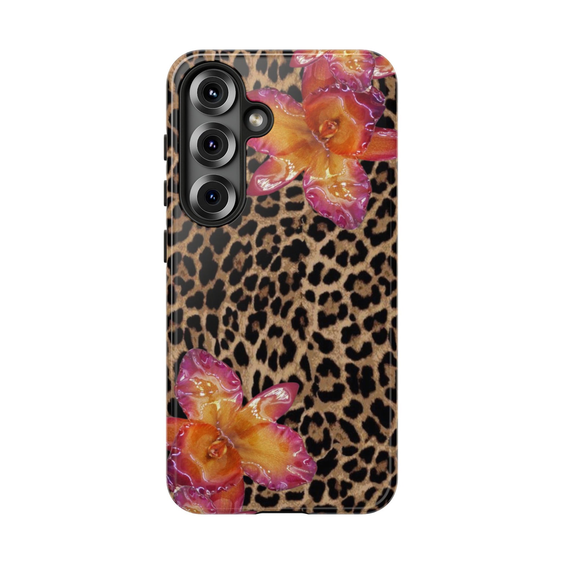 Leopard flower case