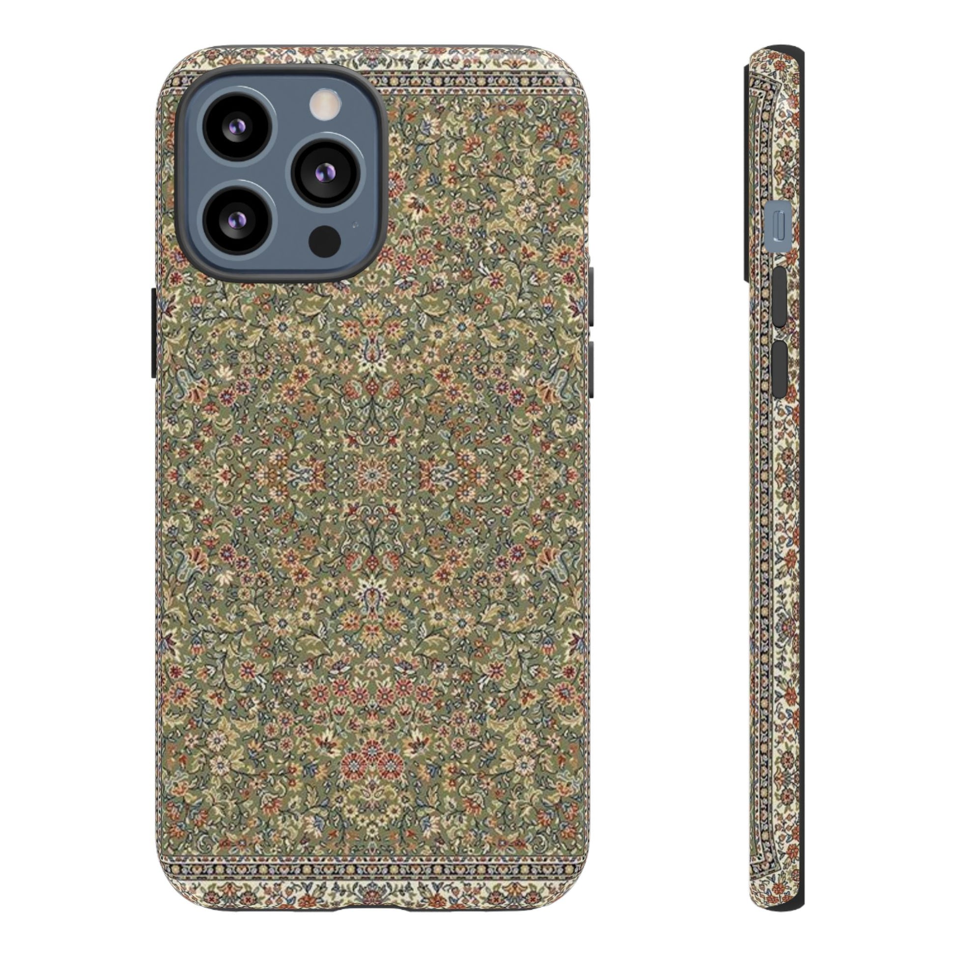Green Persian Rug Case