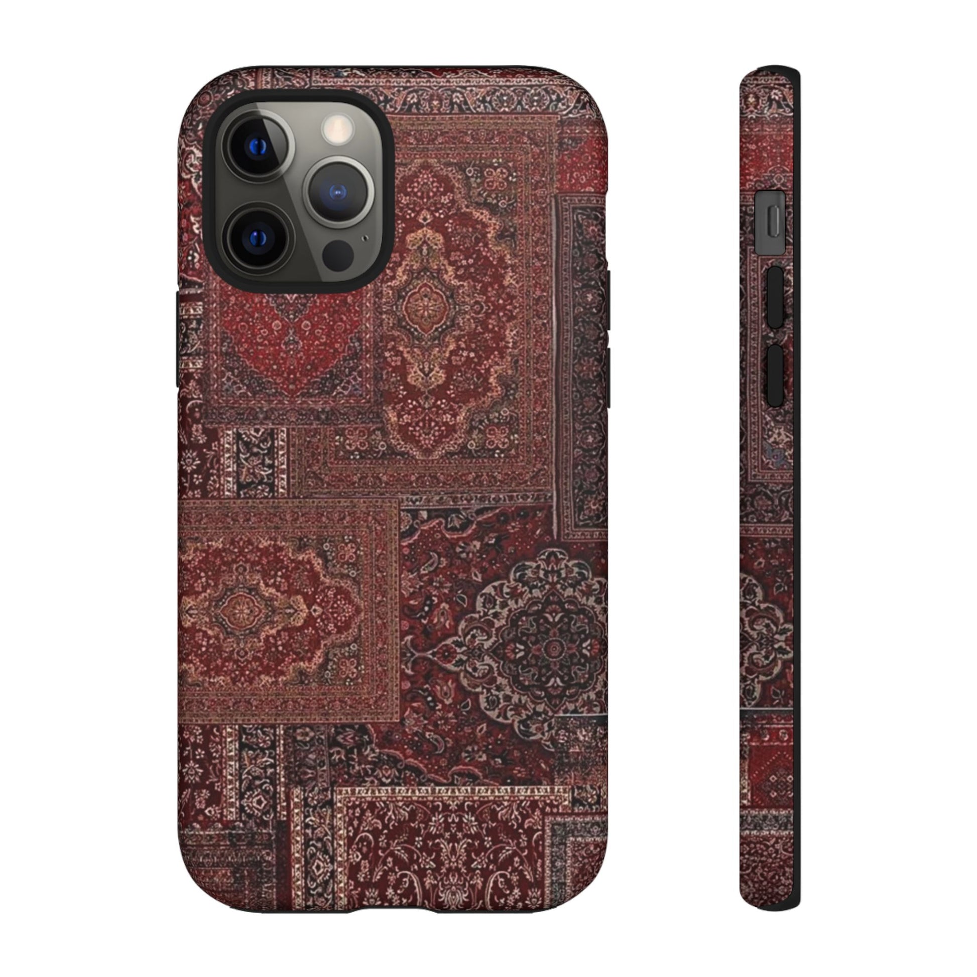 Red Persian Rug Case (collage)
