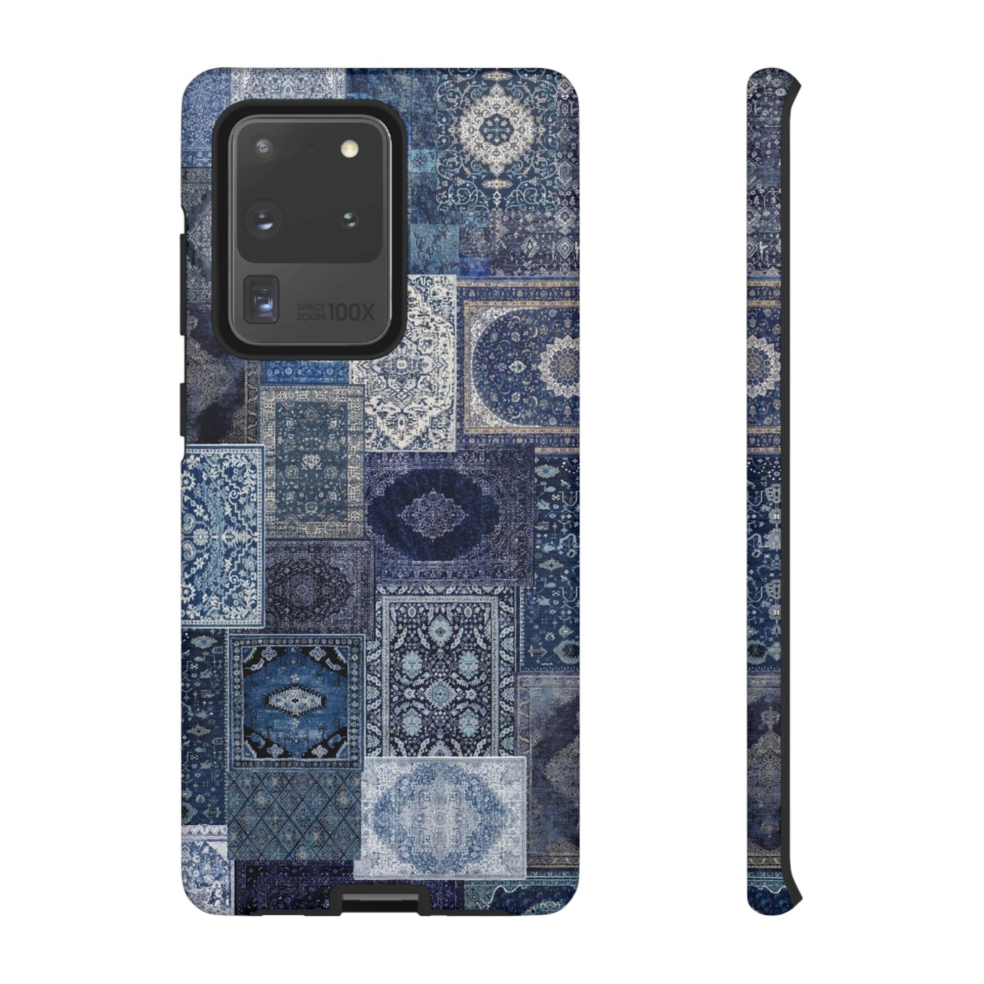 Blue Persian Rug Case (collage)
