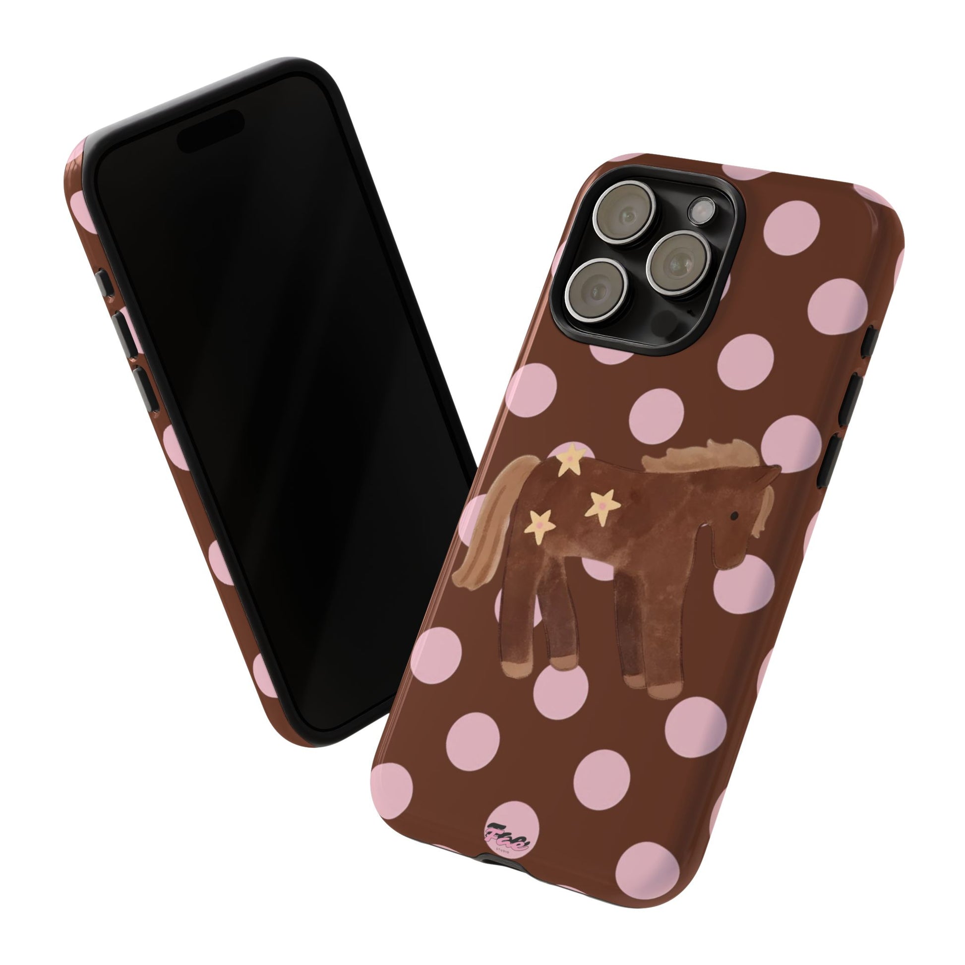The horse year  case (brown)