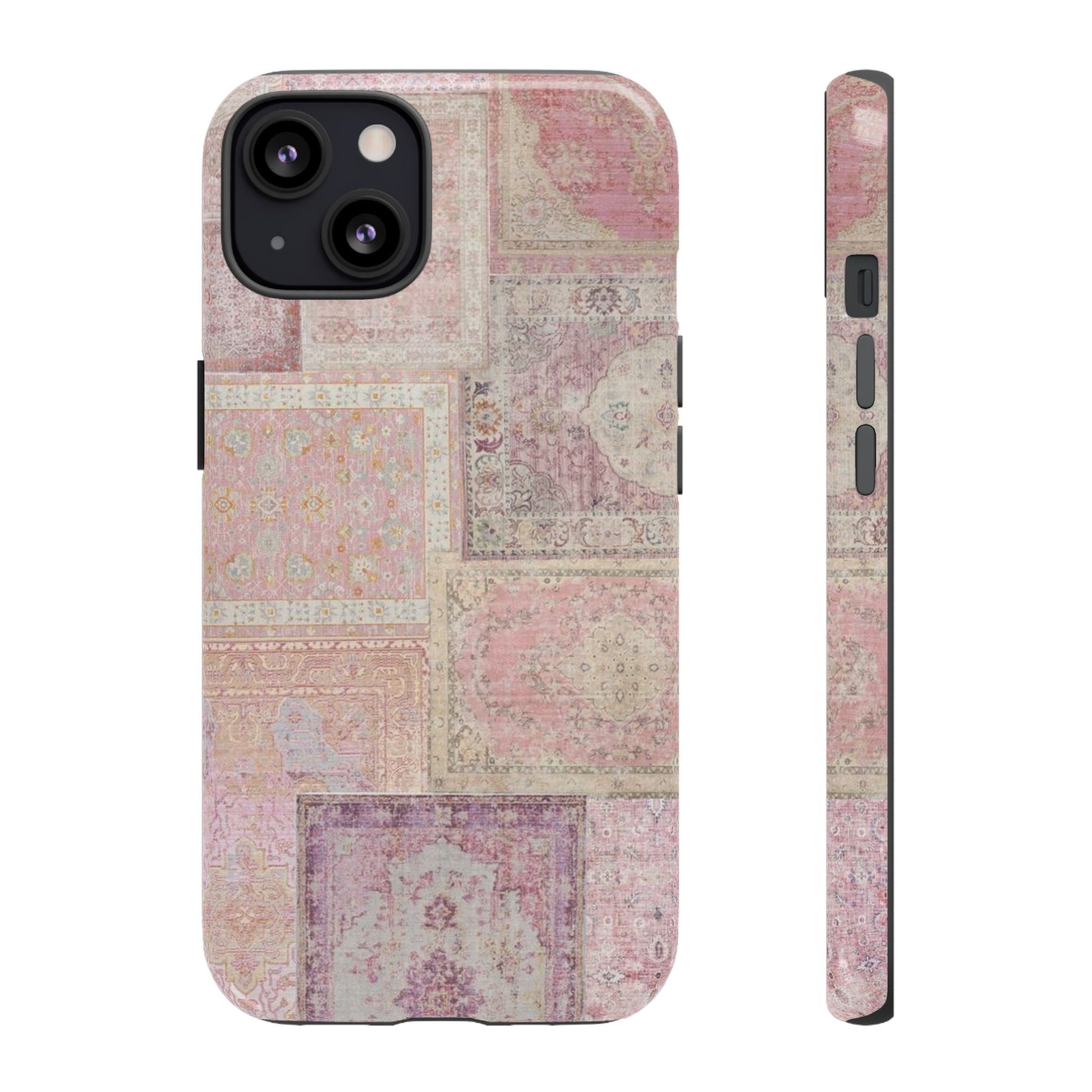 Pink Persian Rug Case (collage)