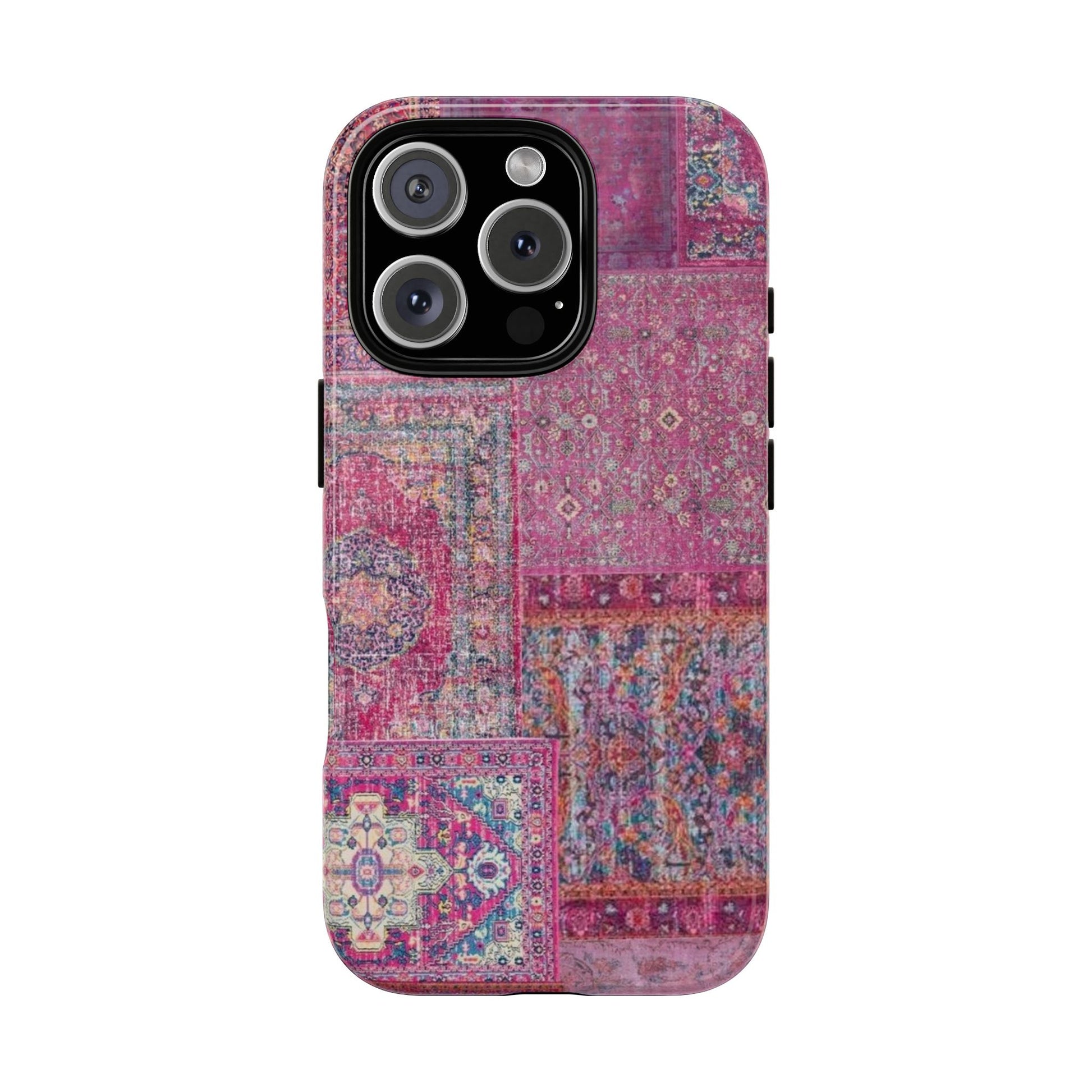 Dark Pink Persian Rug Case