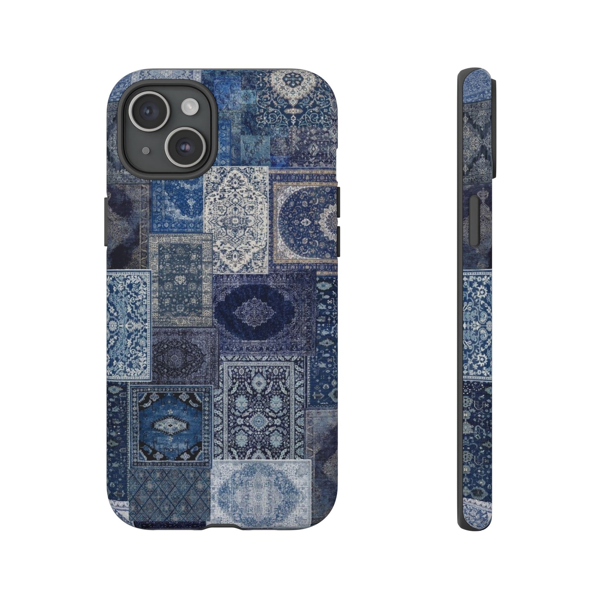 Blue Persian Rug Case (collage)