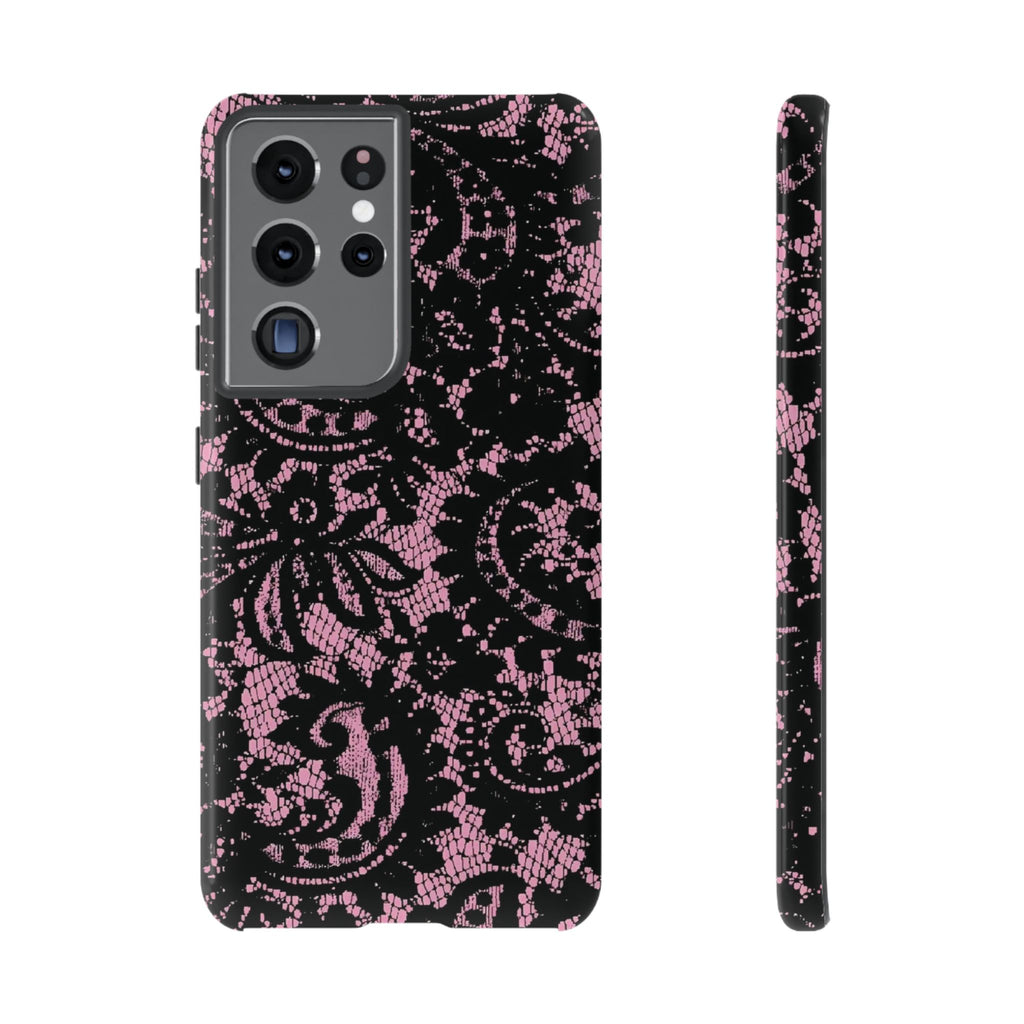 Pink lace case