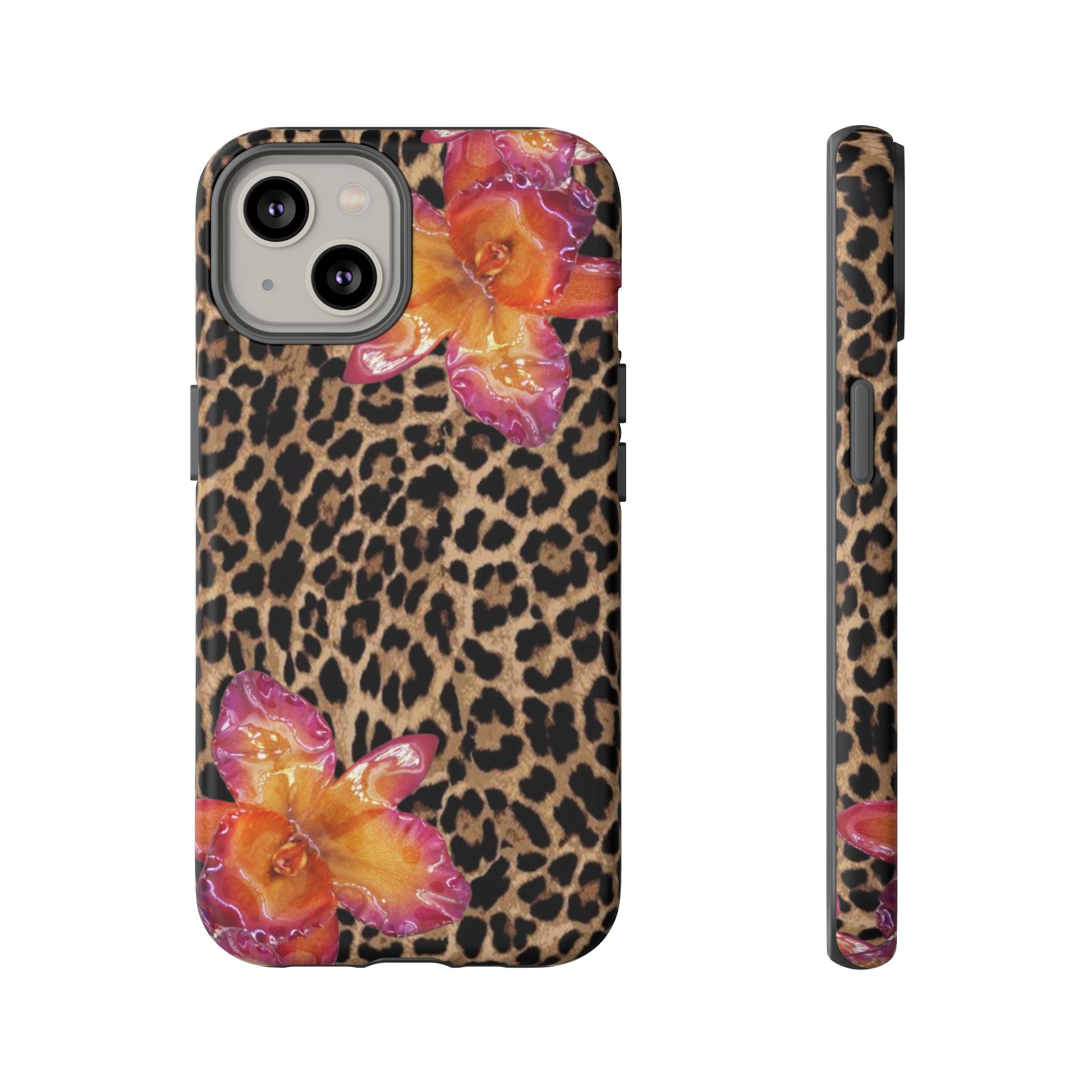 Leopard flower case