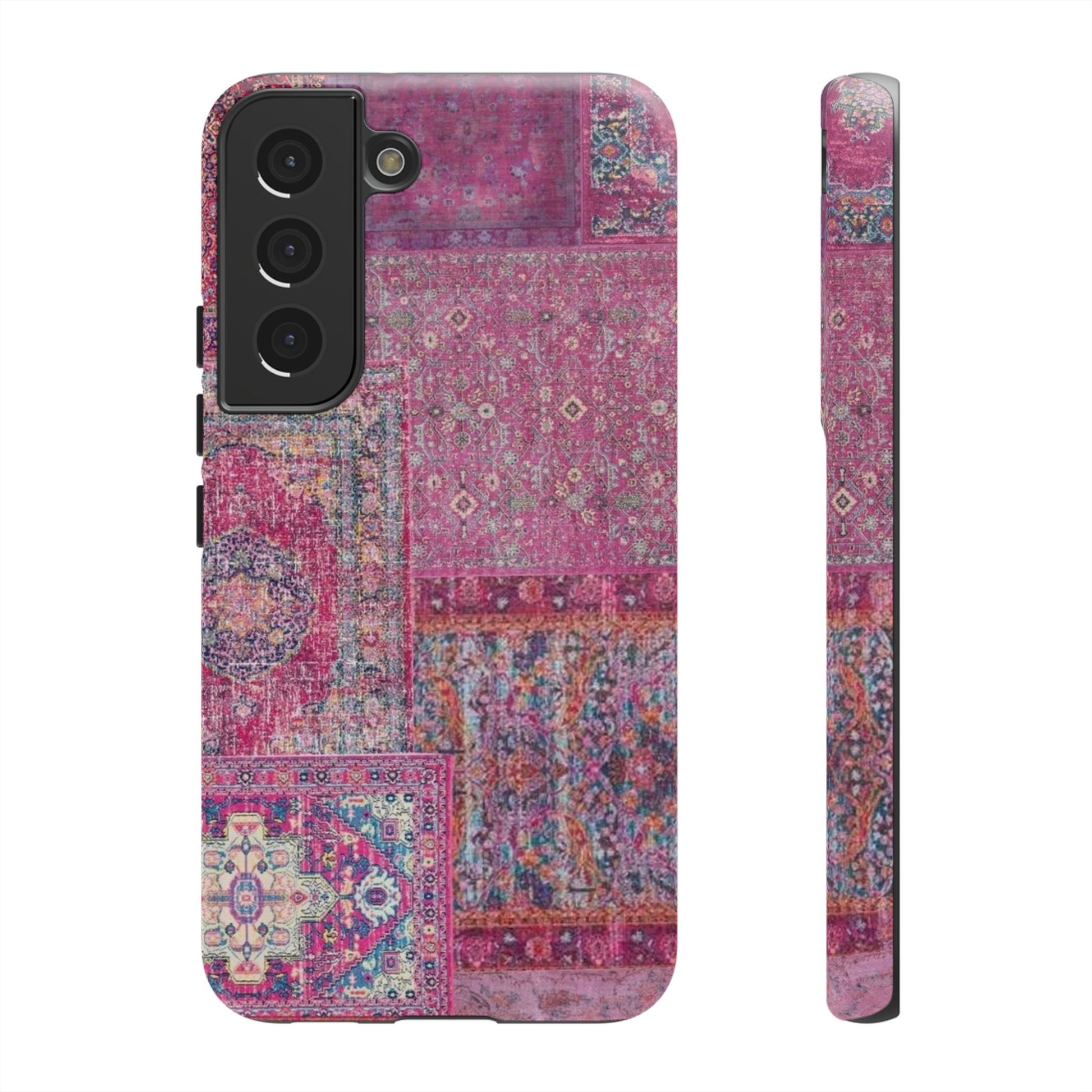 Dark Pink Persian Rug Case