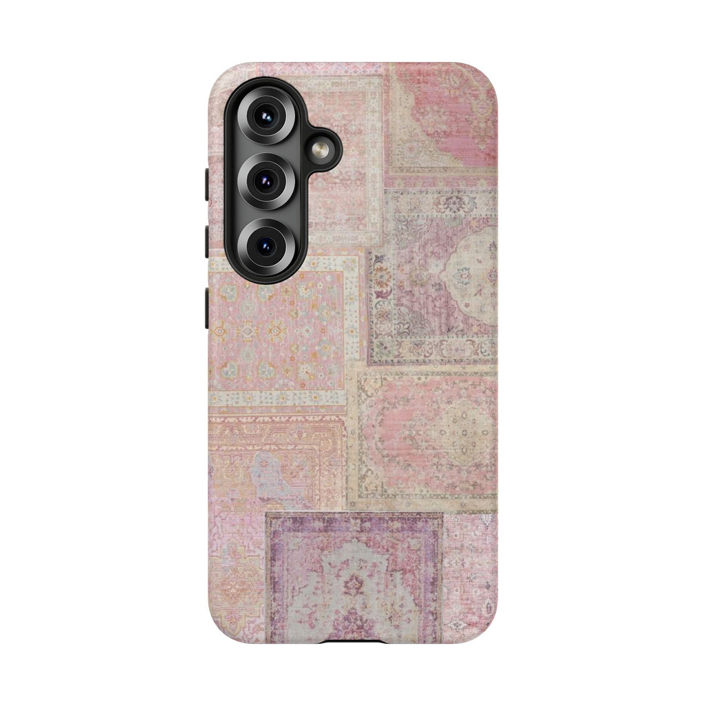 Pink Persian Rug Case (collage)