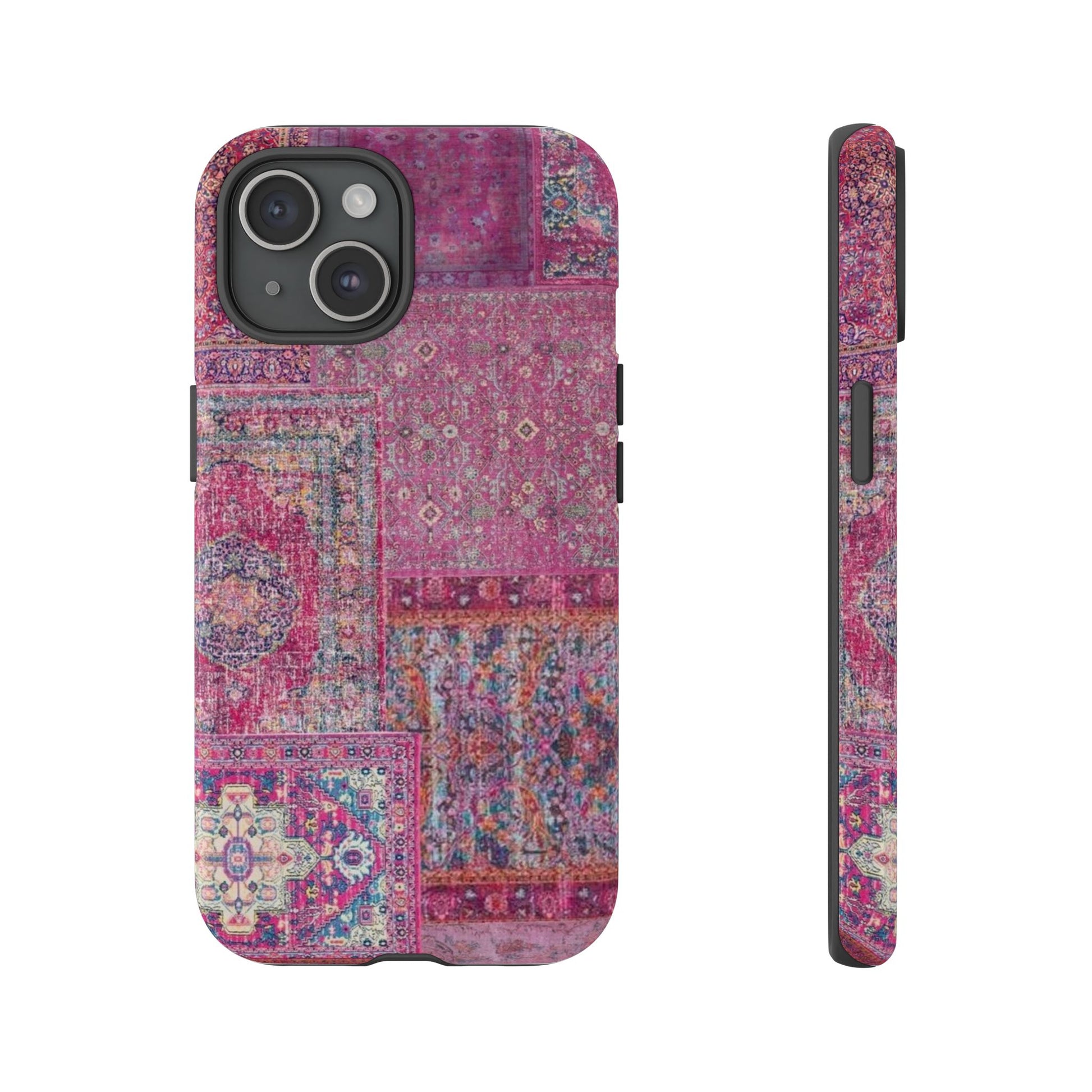 Dark Pink Persian Rug Case