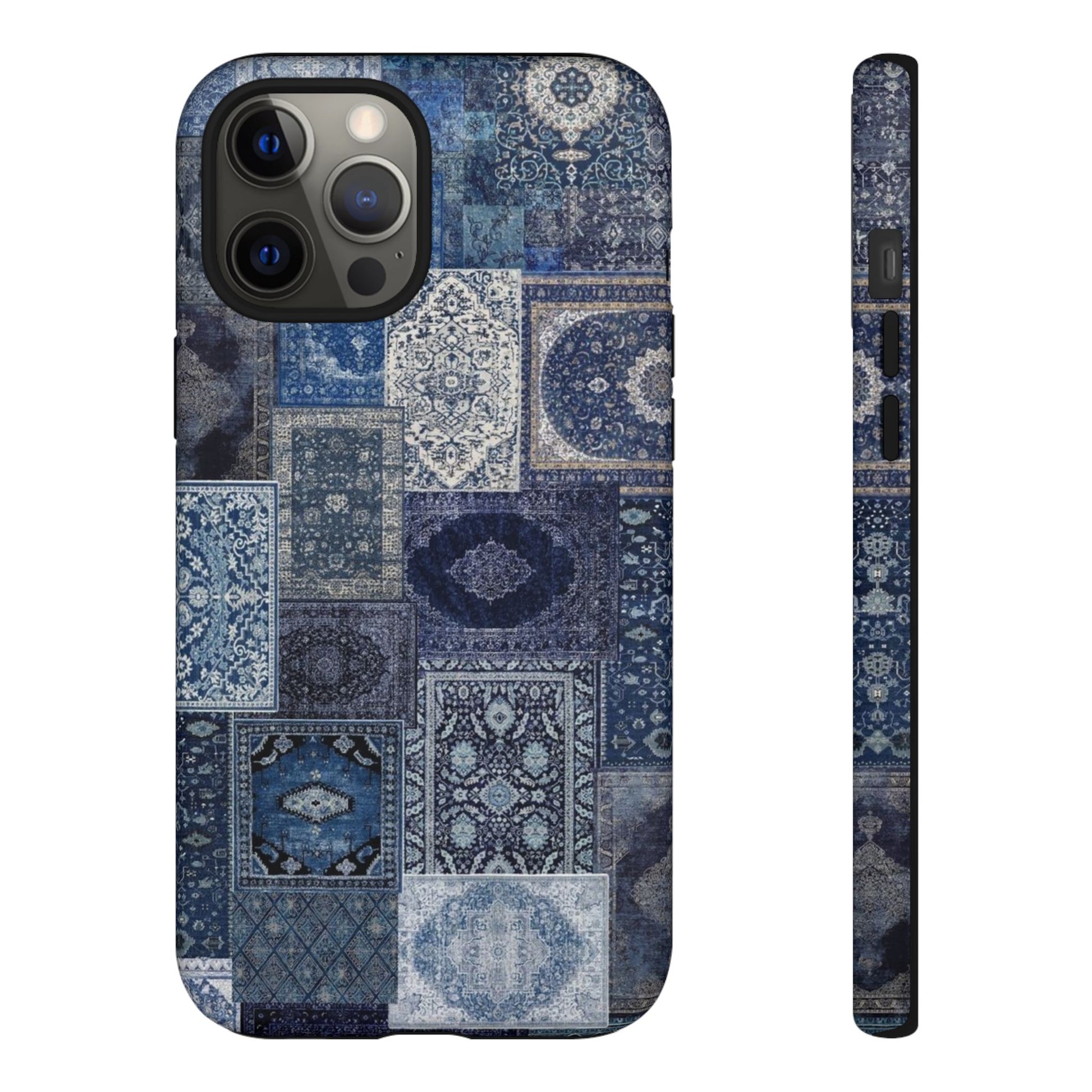 Blue Persian Rug Case (collage)