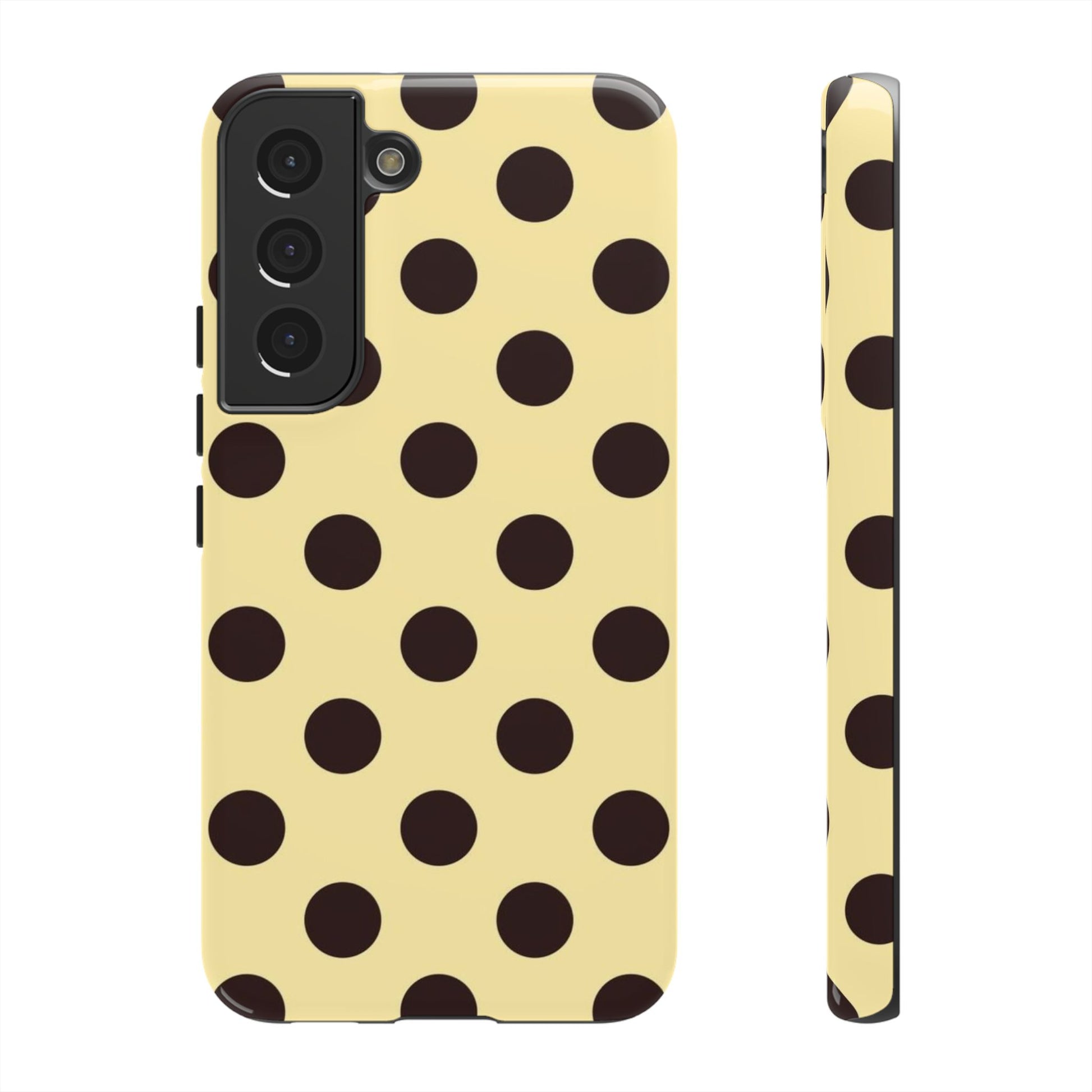 Yellow polka dot  case