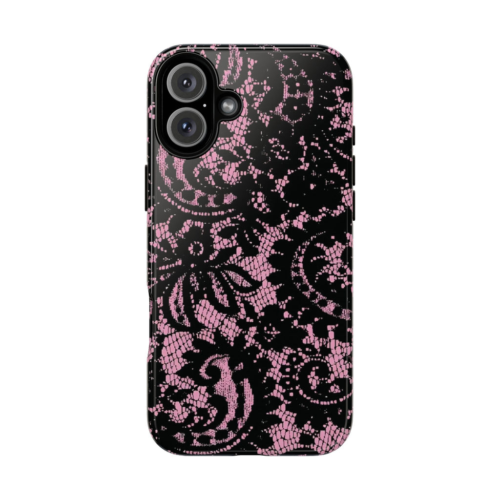 Pink lace case