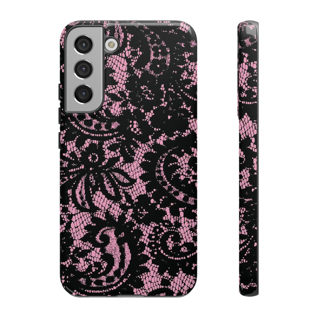 Pink lace case