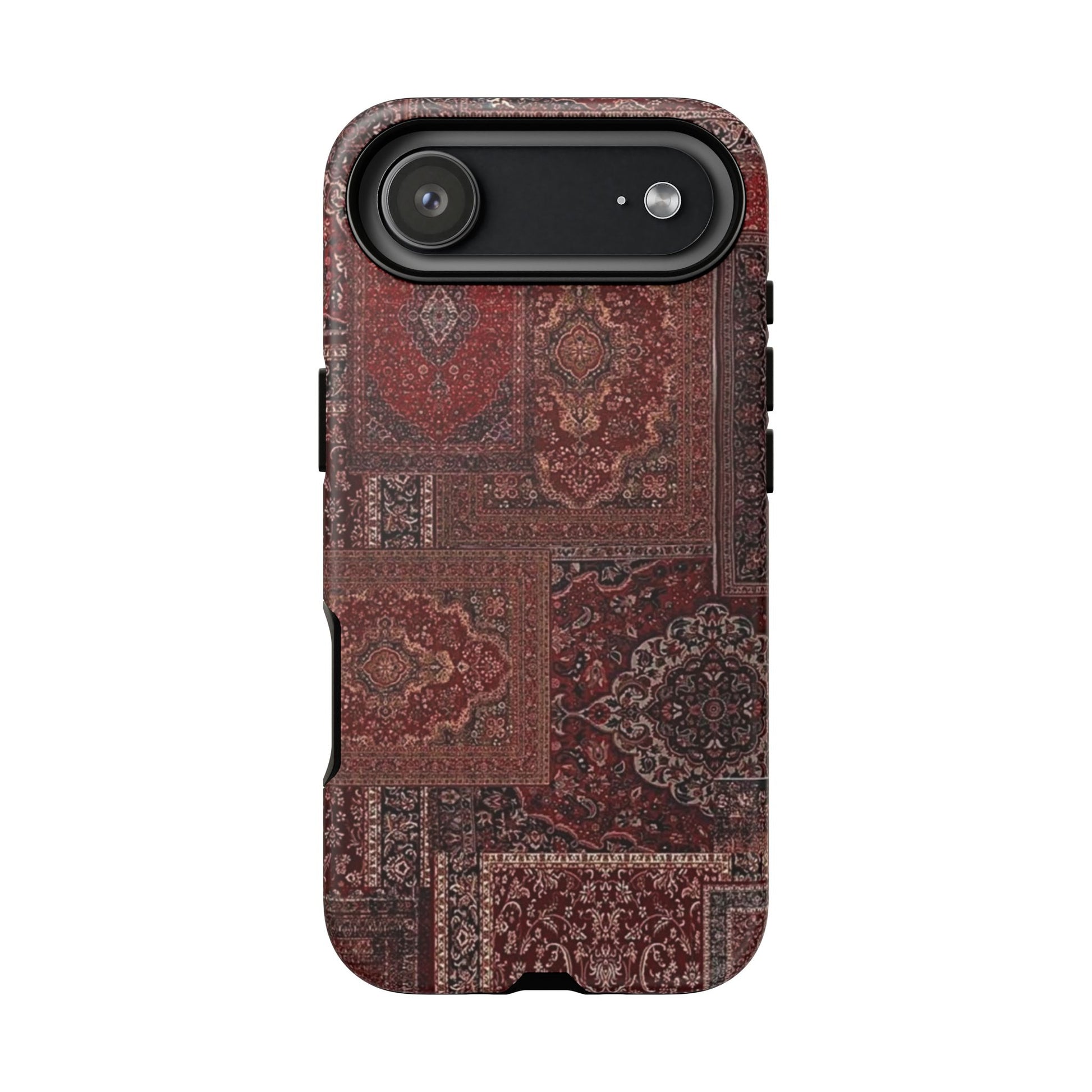 Red Persian Rug Case (collage)