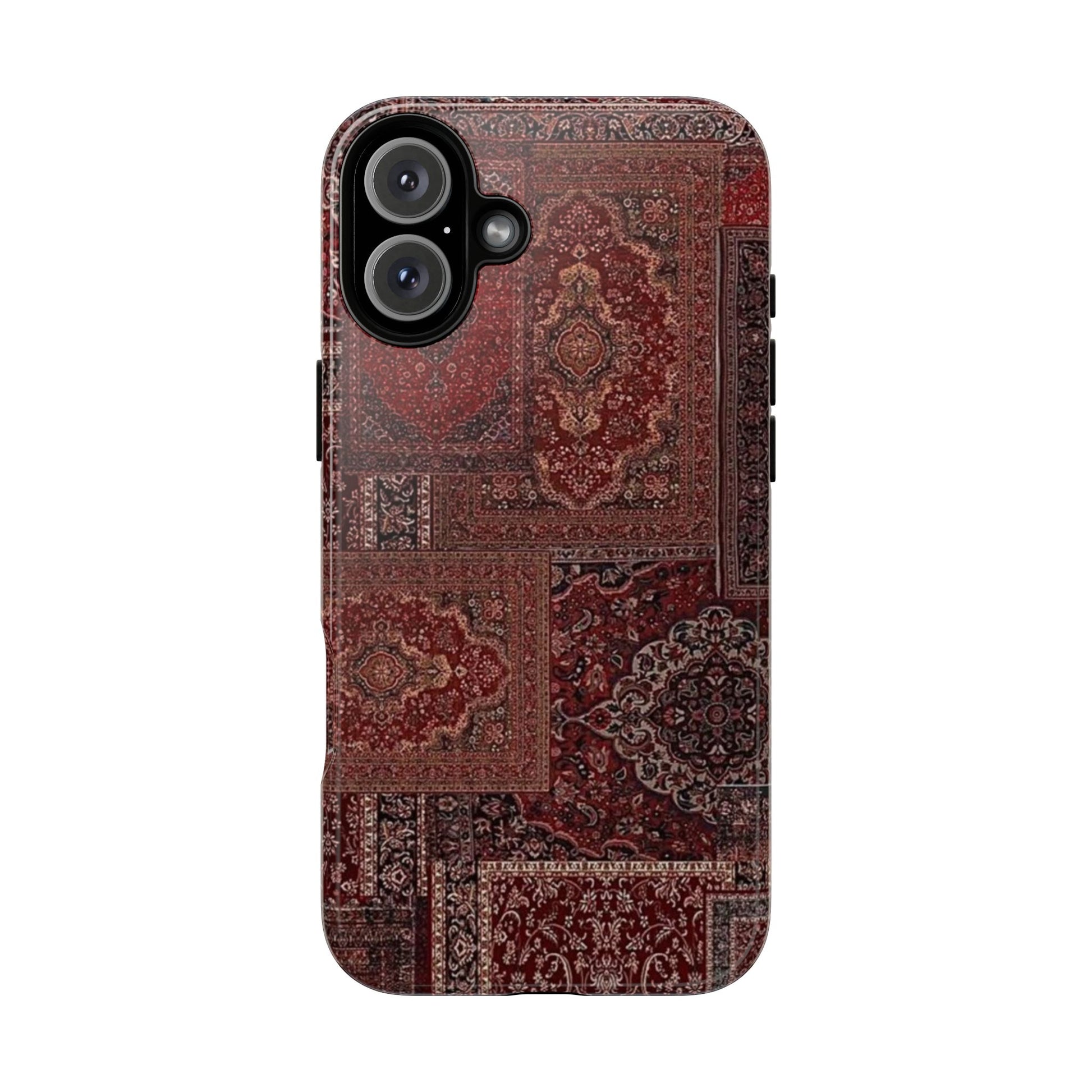 Red Persian Rug Case (collage)