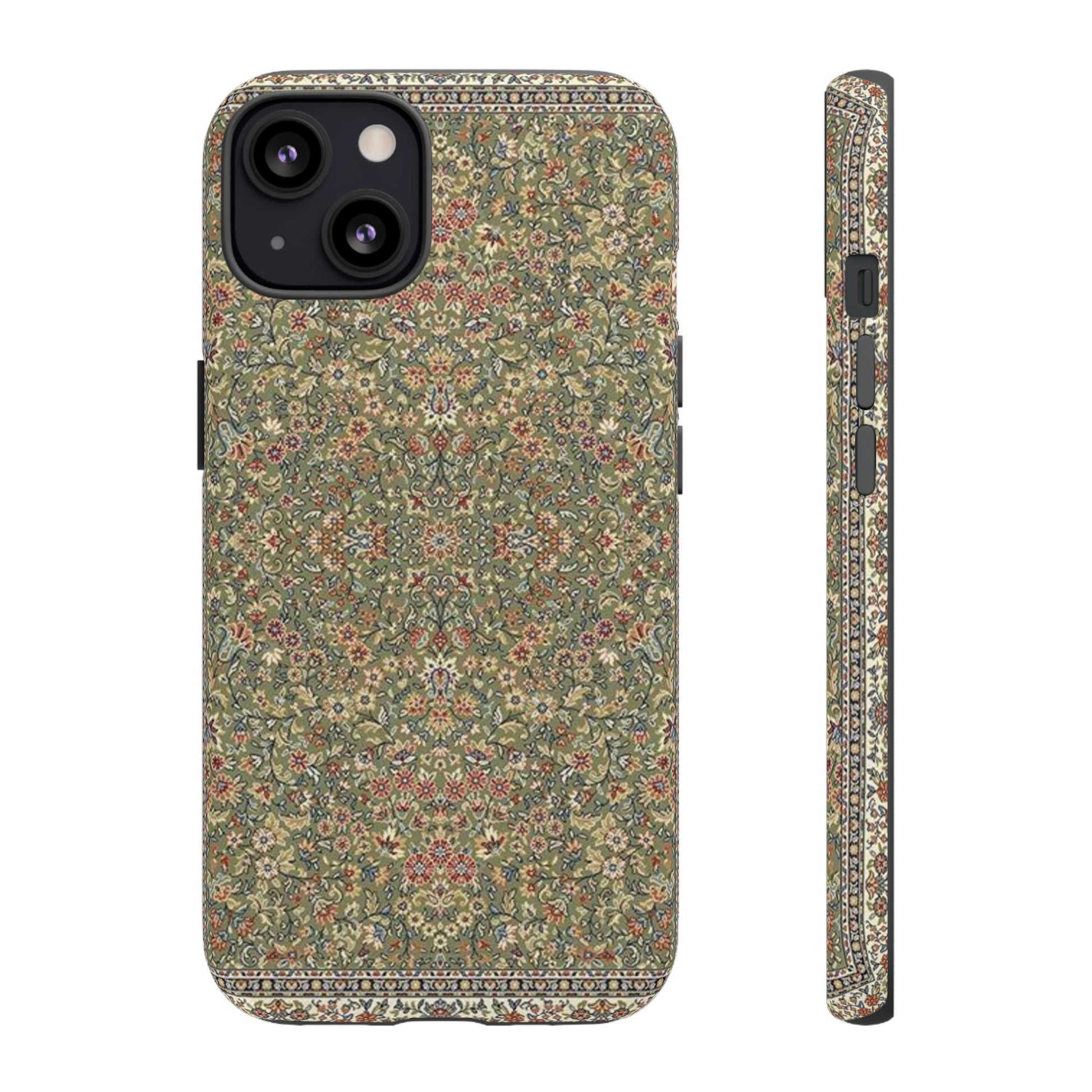 Green Persian Rug Case