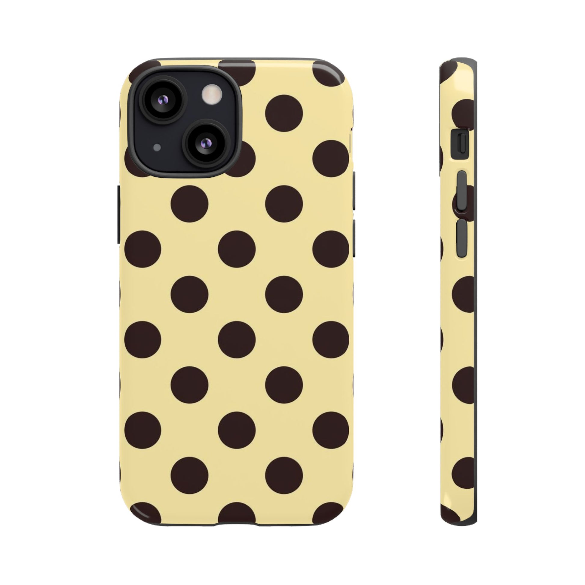 Yellow polka dot  case